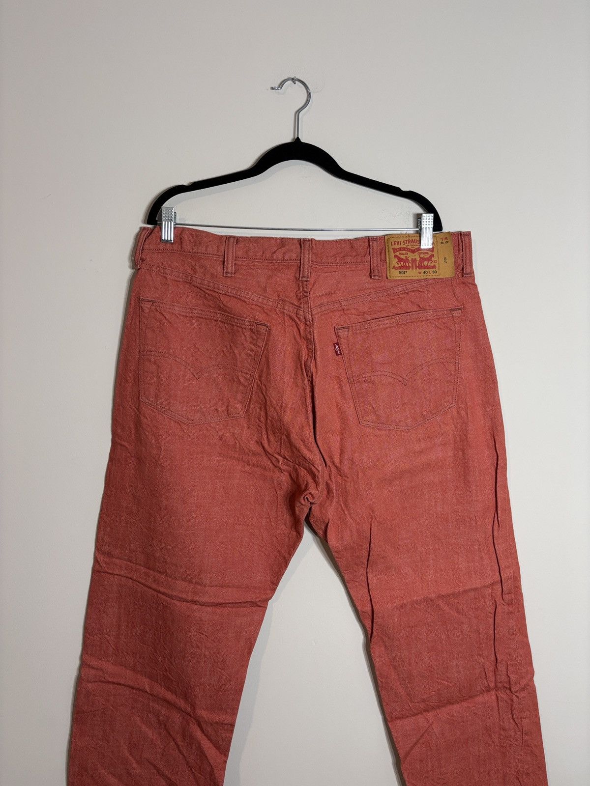 Levi's Levi’s 501 White Oak Cone Denim Jeans Red Size US 38 / EU 54 - 4 Thumbnail