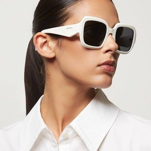 image of New Prada Pr28Zs 17K08Z Sunglasses in White, Women's