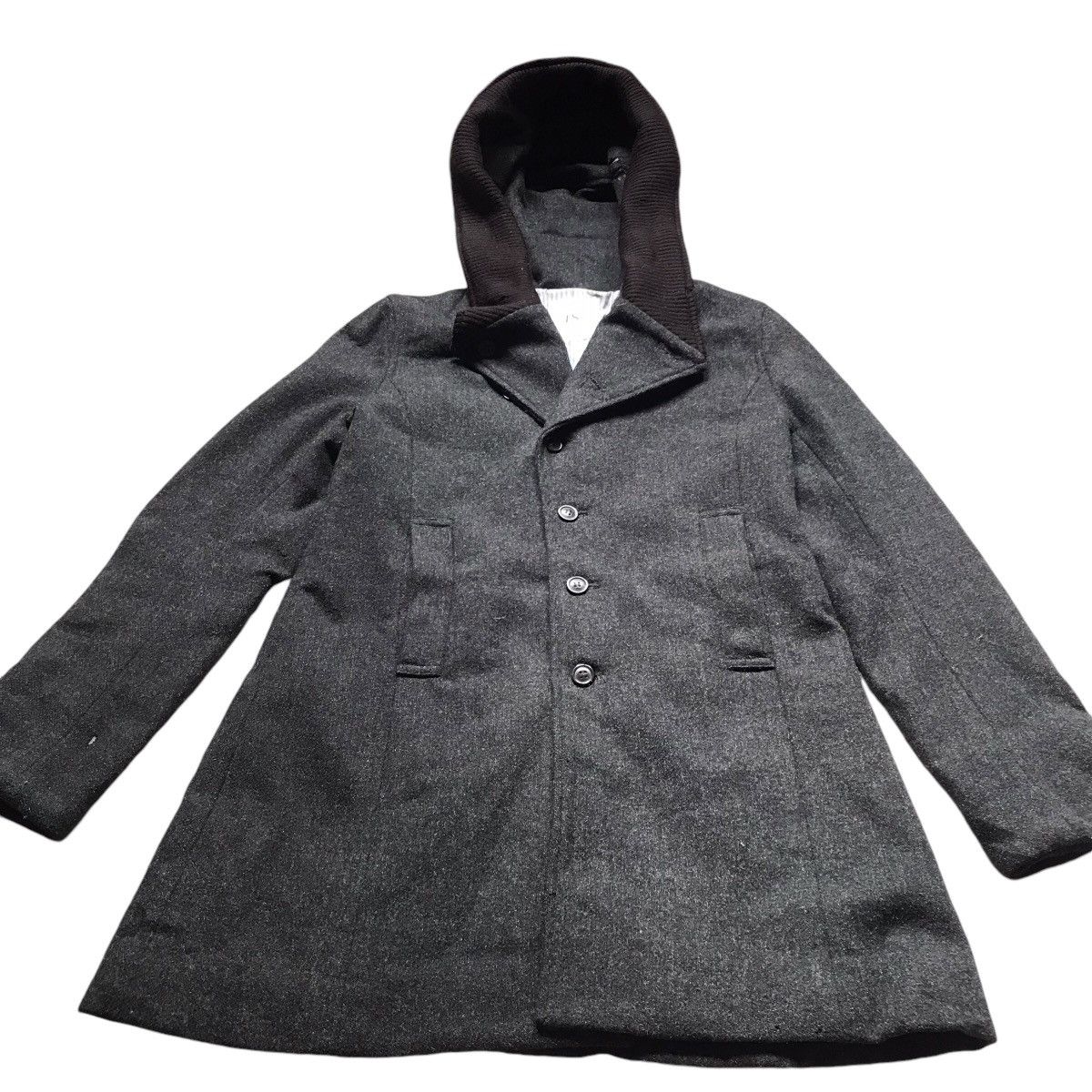 Issey Miyake VINTAGE ISSEY MIYAKE SUNAU KUWAHARA WOOL IF SIX WAS NINE JAC Size S / US 4 / IT 40 - 6 Thumbnail