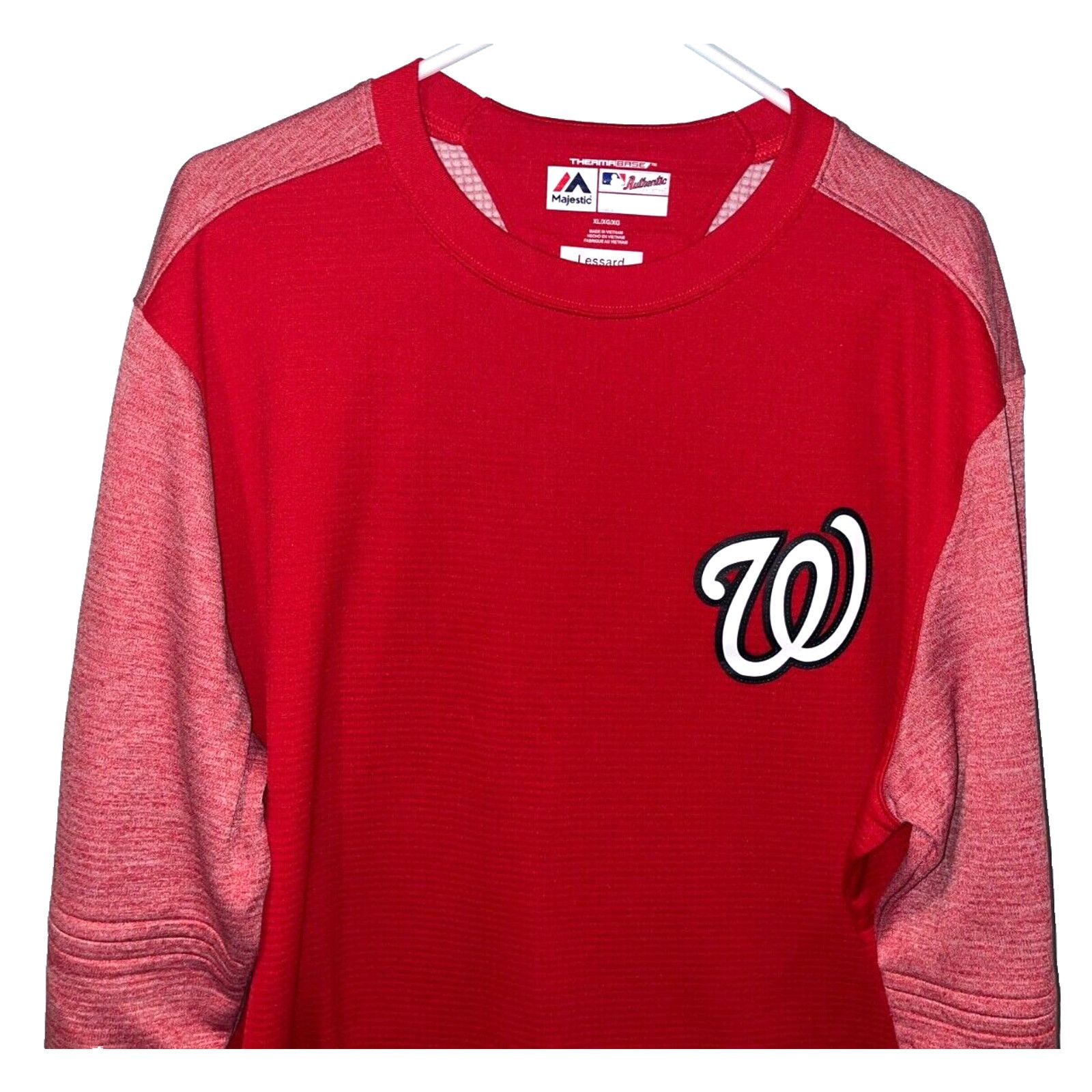 Majestic Washington Nationals Game Worn Majestic On-Field Pullover XL Size US XL / EU 56 / 4 - 10 Thumbnail