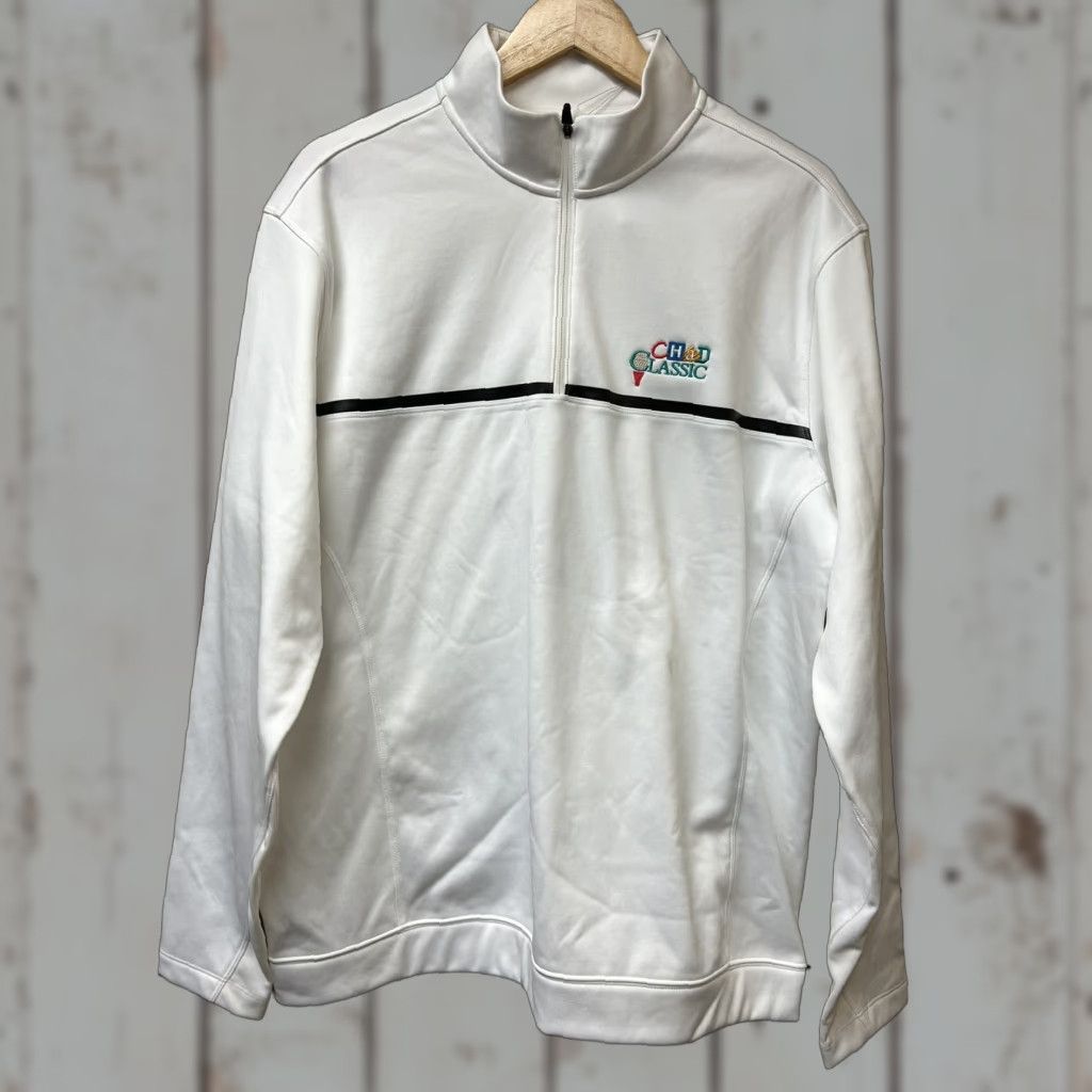 Nike Nike Golf Mens Pullover Therma-Fit Quarter Zip White L Size US L / EU 52-54 / 3 - 1 Thumbnail