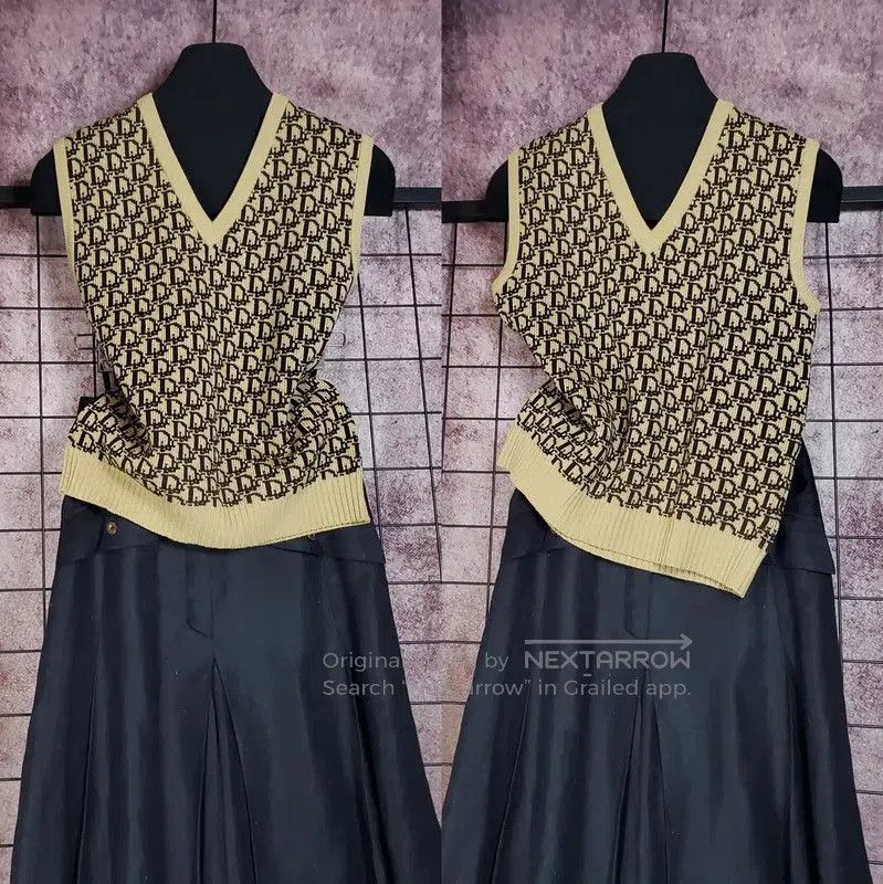 Dior Dior Mid Autumn Coffee Wool Sleeveless Sweater . Size M / US 6-8 / IT 42-44 - 1 Thumbnail