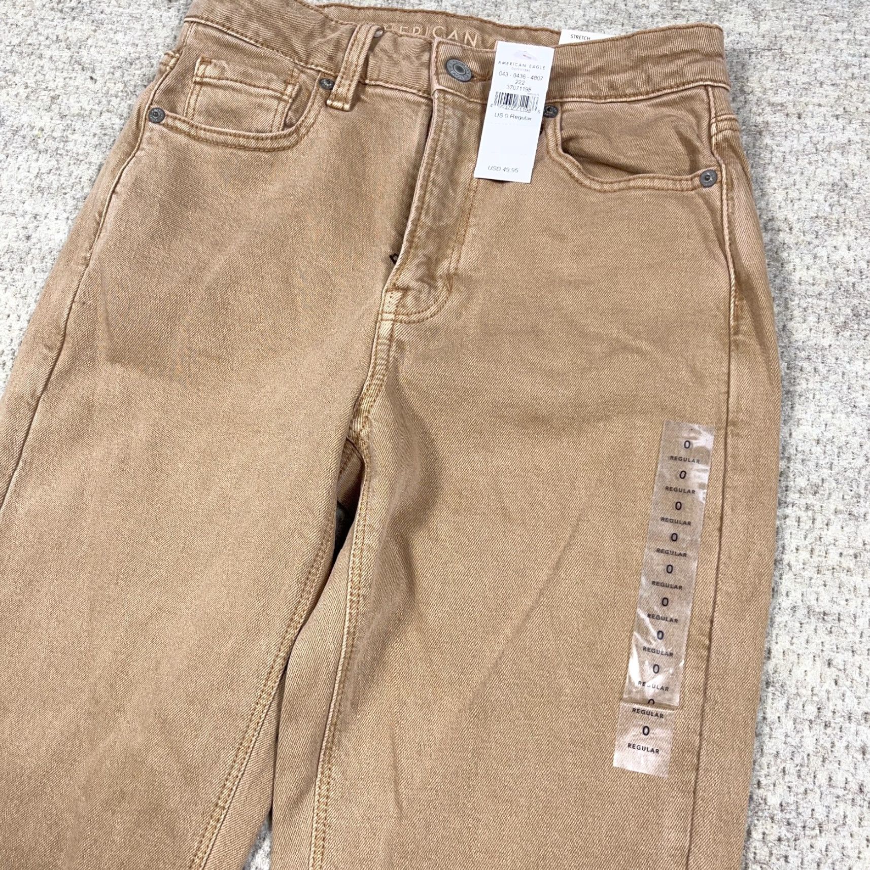 American Eagle Outfitters American Eagle Outfitters Jeans Women 0 Brown Mom 5-Pocket Denim Stretch Inseam 28in High Rise 80s 90s Retro Grunge Modern Vintage: No Size 25" / US 0 / IT 36 - 4 Thumbnail