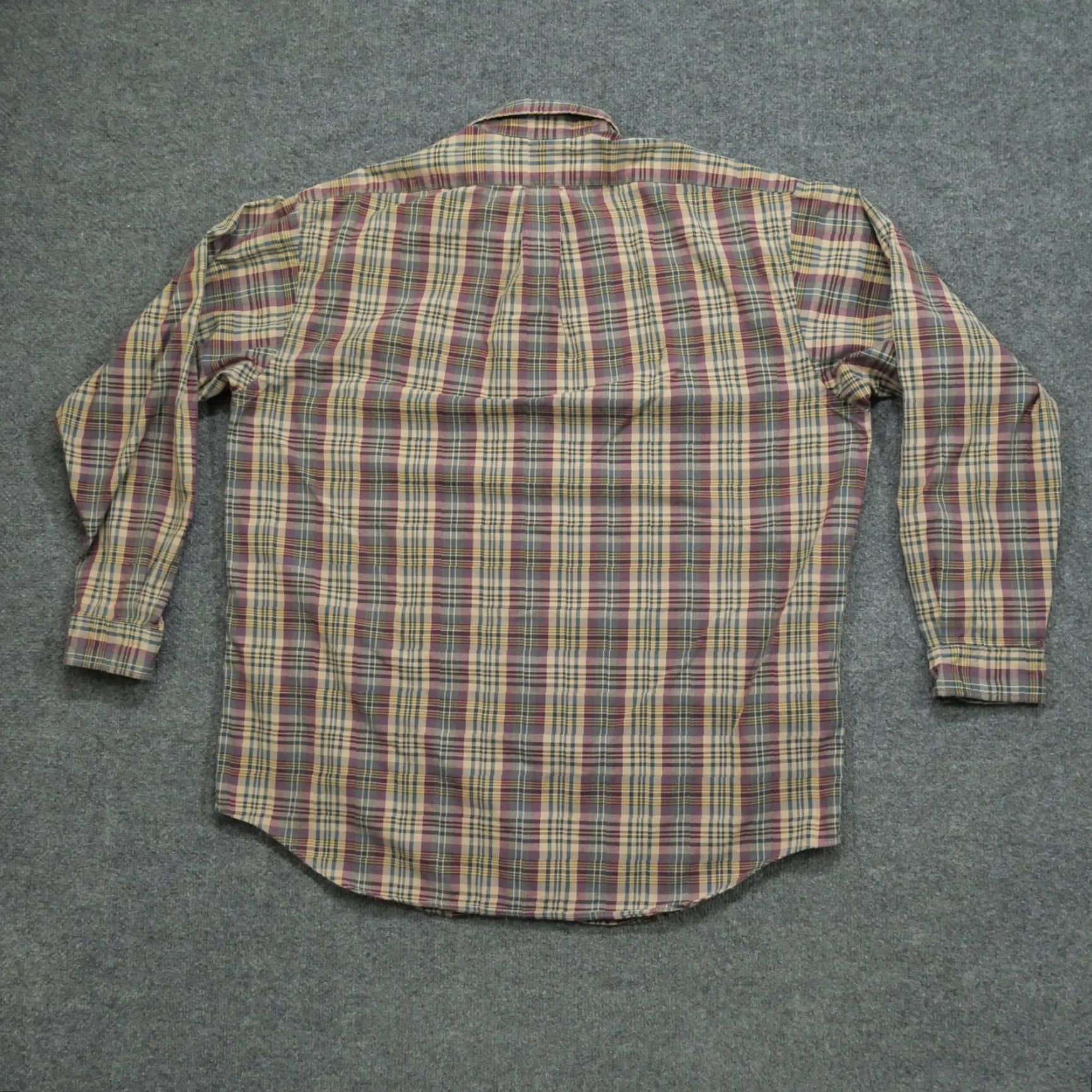 Ralph Lauren Ralph Lauren Shirt Mens XL Red Tan Plaid Button Down Long Sleeve Size US XL / EU 56 / 4 - 7 Thumbnail
