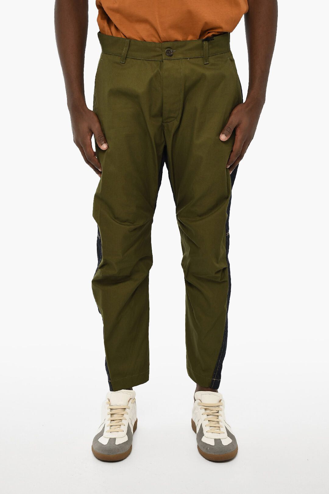 Double-Fabric Trouser with Belt Loops