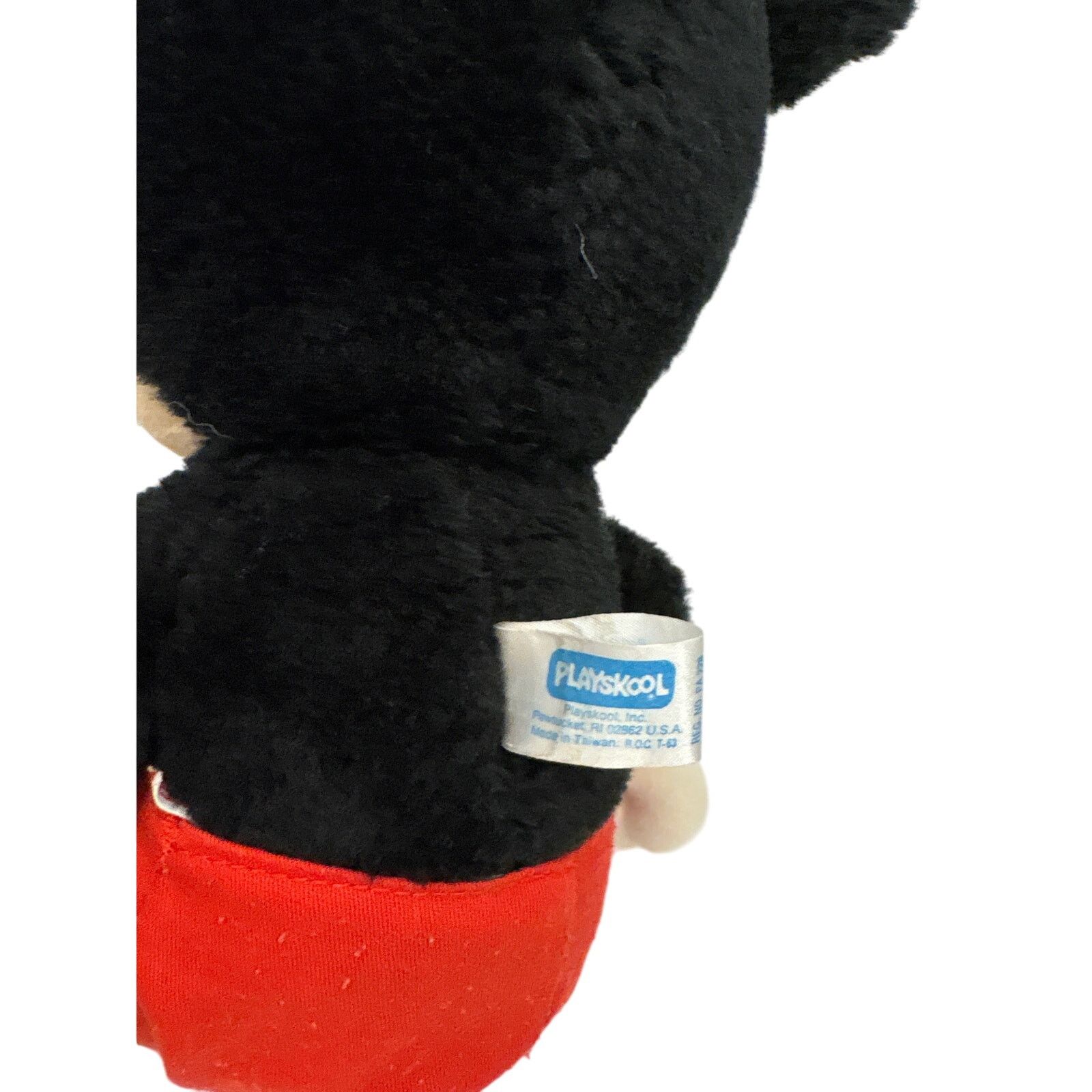 Disney Red pants Mickey Vintage 80s Playskool plush Size ONE SIZE - 2 Thumbnail