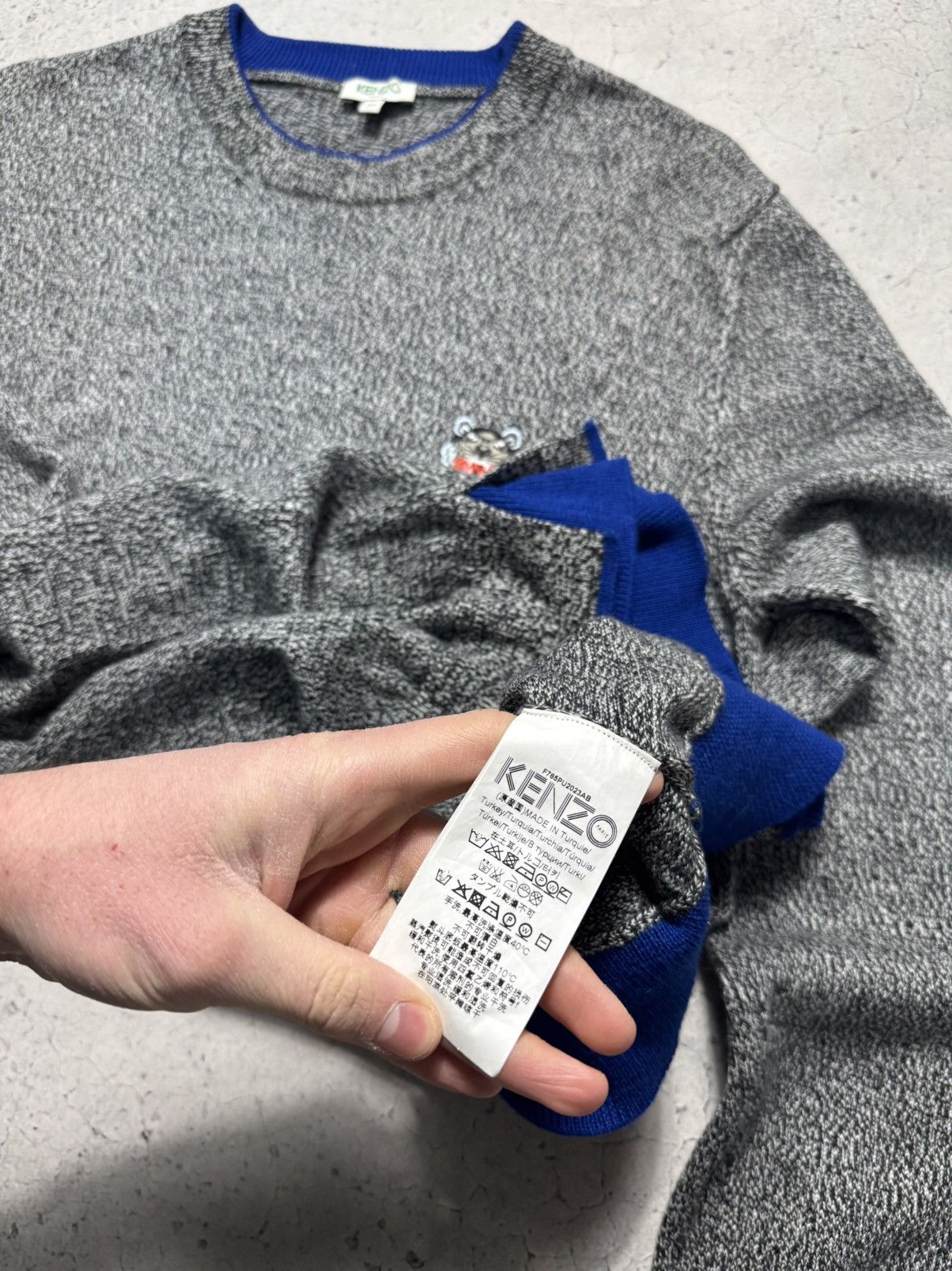 Kenzo Kenzo Paris Wool Bear Sweater Size M Size US M / EU 48-50 / 2 - 6 Thumbnail