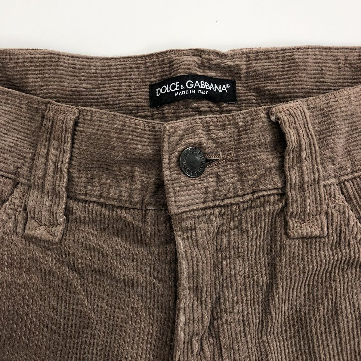 Designer × Dolce & Gabbana × Vintage Vintage Dolce & Gabbana 20 Loose Corduroy Distressed Pants Size US 32 / EU 48 - 14 Thumbnail