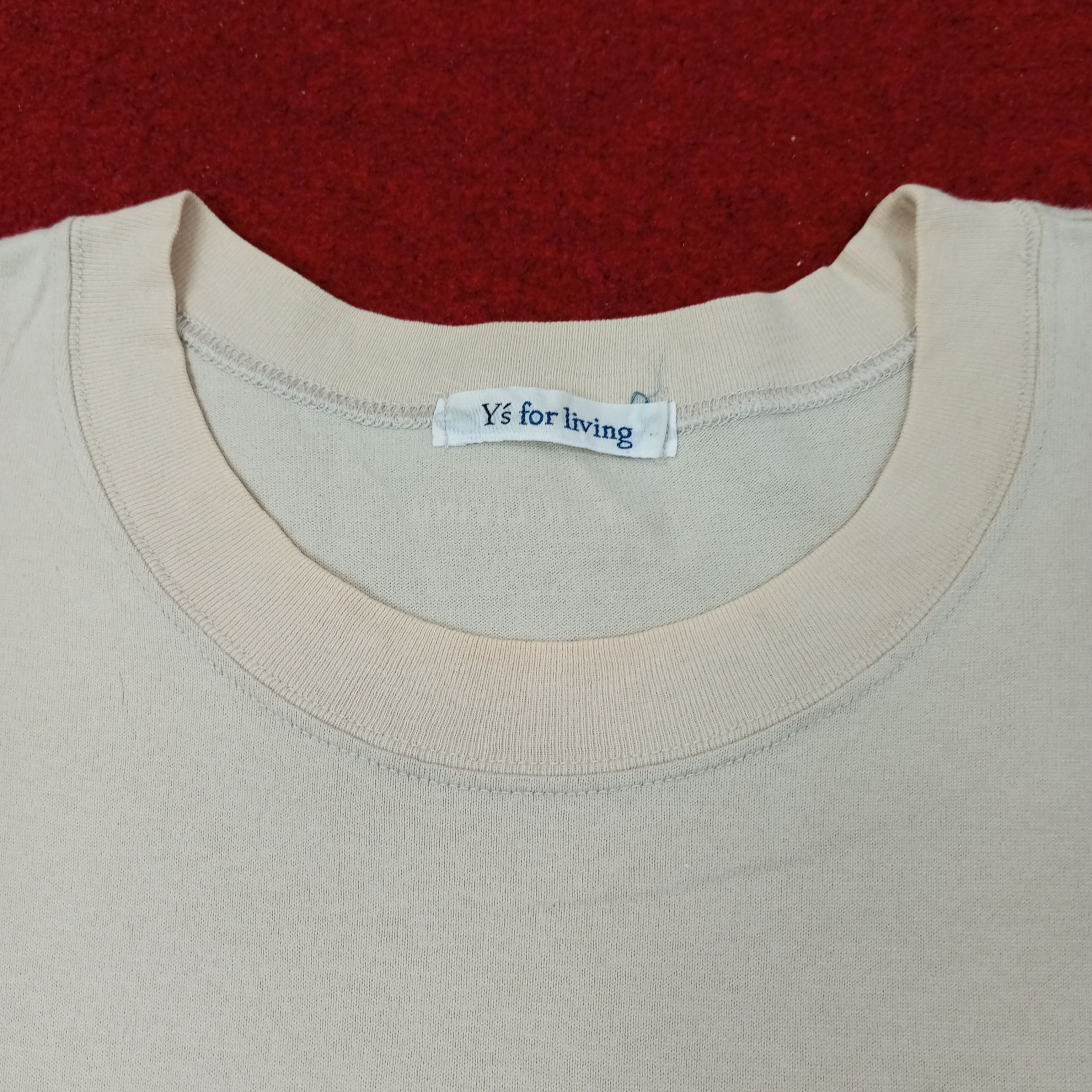 Yohji Yamamoto Ys For Living by Yohji Yamamoto Designer Tshirt c239n27 Size US L / EU 52-54 / 3 - 2 Thumbnail