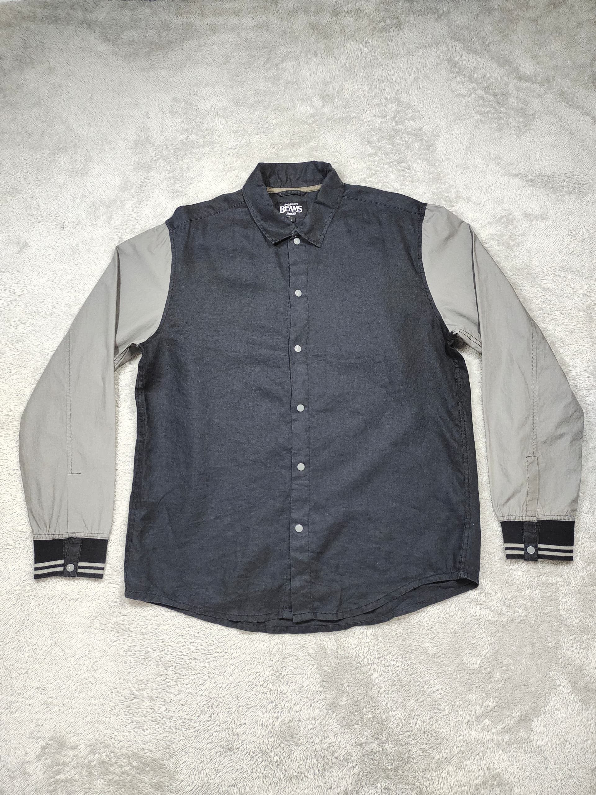 Beams Plus BEAMS SNAP BUTTON LONG SLEEVE SHIRT Size US L / EU 52-54 / 3 - 1 Thumbnail