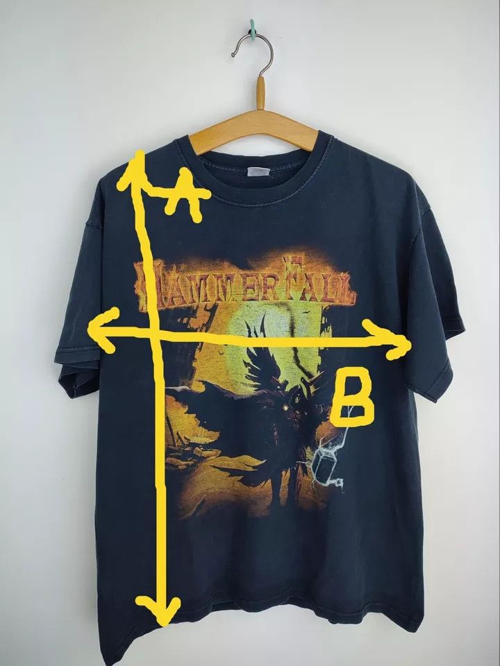 Vintage Metal Band 2000s Hammerfall vintage shirt Size XL Size US XL / EU 56 / 4 - 8 Thumbnail