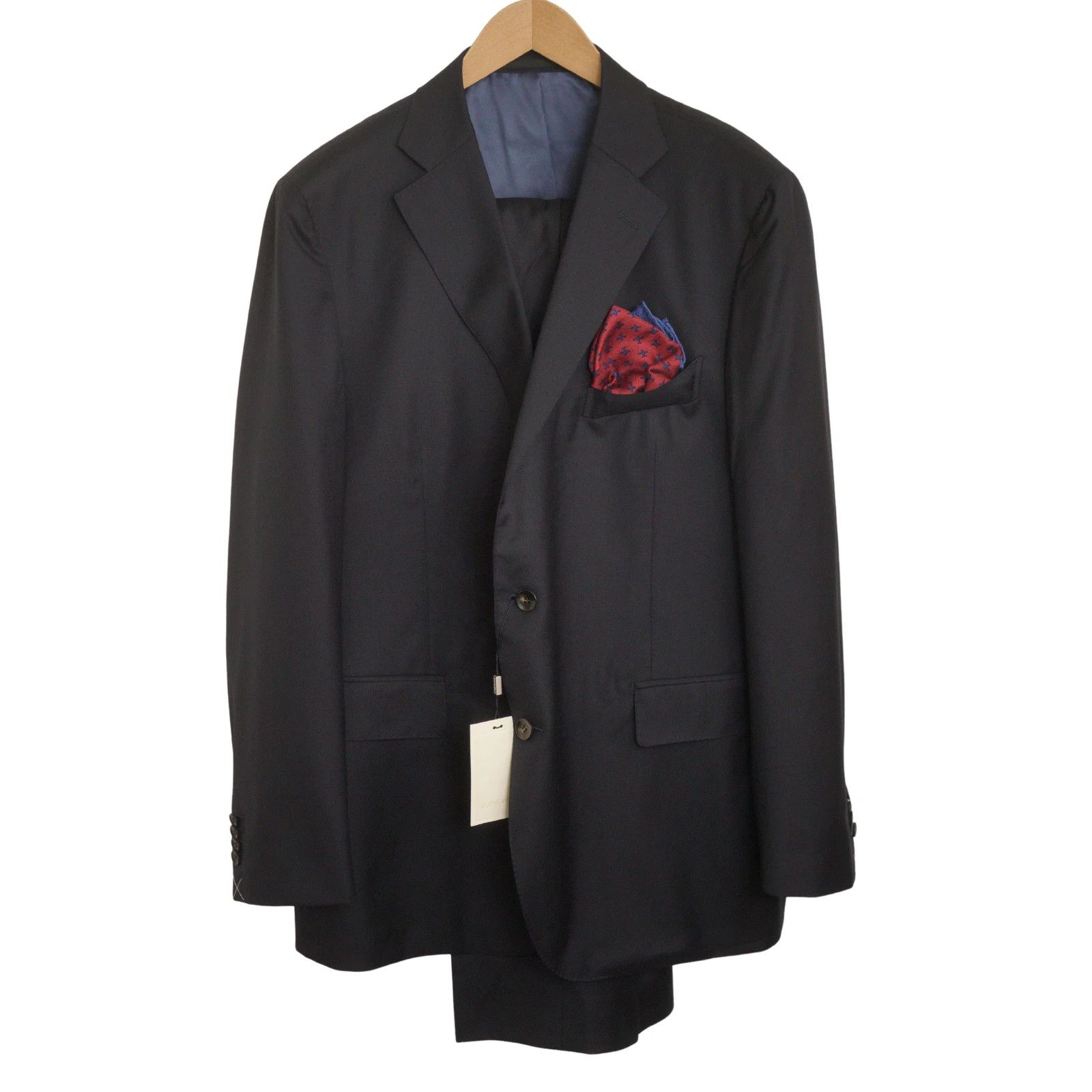 Suitsupply Men Suitsupply Suit La Spalla Perennial Navy Blue Wool US54 Size 54R - 1 Thumbnail