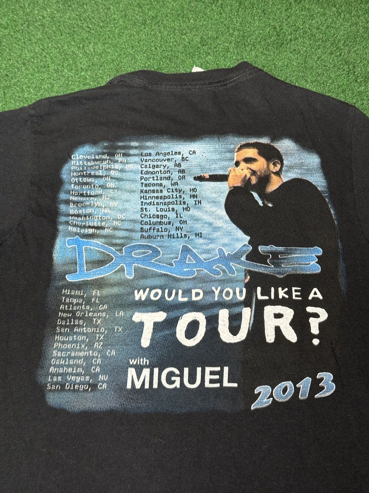 Band Tees Drake Miguel Rap Tee Y2K Tour Hip Hop Small Graphic T Shirt Size US S / EU 44-46 / 1 - 4 Thumbnail