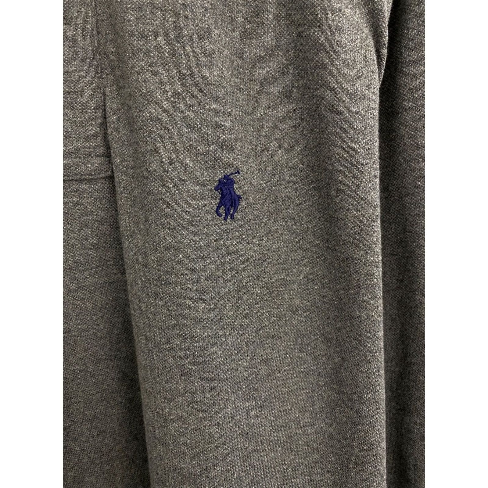 Polo Ralph Lauren VINTAGE Polo Ralph Lauren Polo Long sleeve XXL XL gray Men Regular XL Polo Shirt Mens Size US XL / EU 56 / 4 - 4 Thumbnail