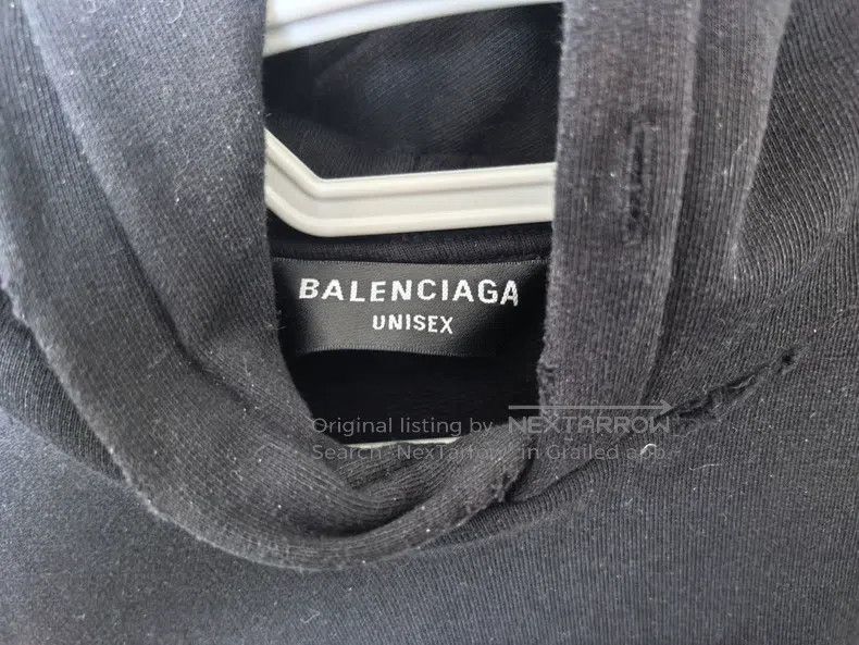 Balenciaga Balenciaga Handwritten Solid Color Letter Logo Printed Cas Size US S / EU 44-46 / 1 - 3 Thumbnail