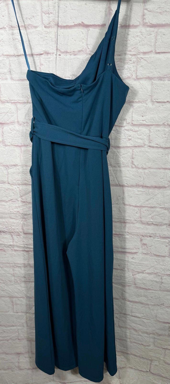 Other Blue Sleeveless Large Jumpsuit with Belt Size 36" / US 14 / IT 50 - 9 Thumbnail