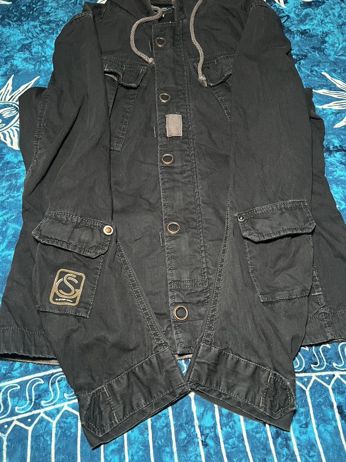 G-Star Y2K G Star Raw Sniper Hooded Shirt Jacket Zip Military Size M / US 6-8 / IT 42-44 - 10 Thumbnail