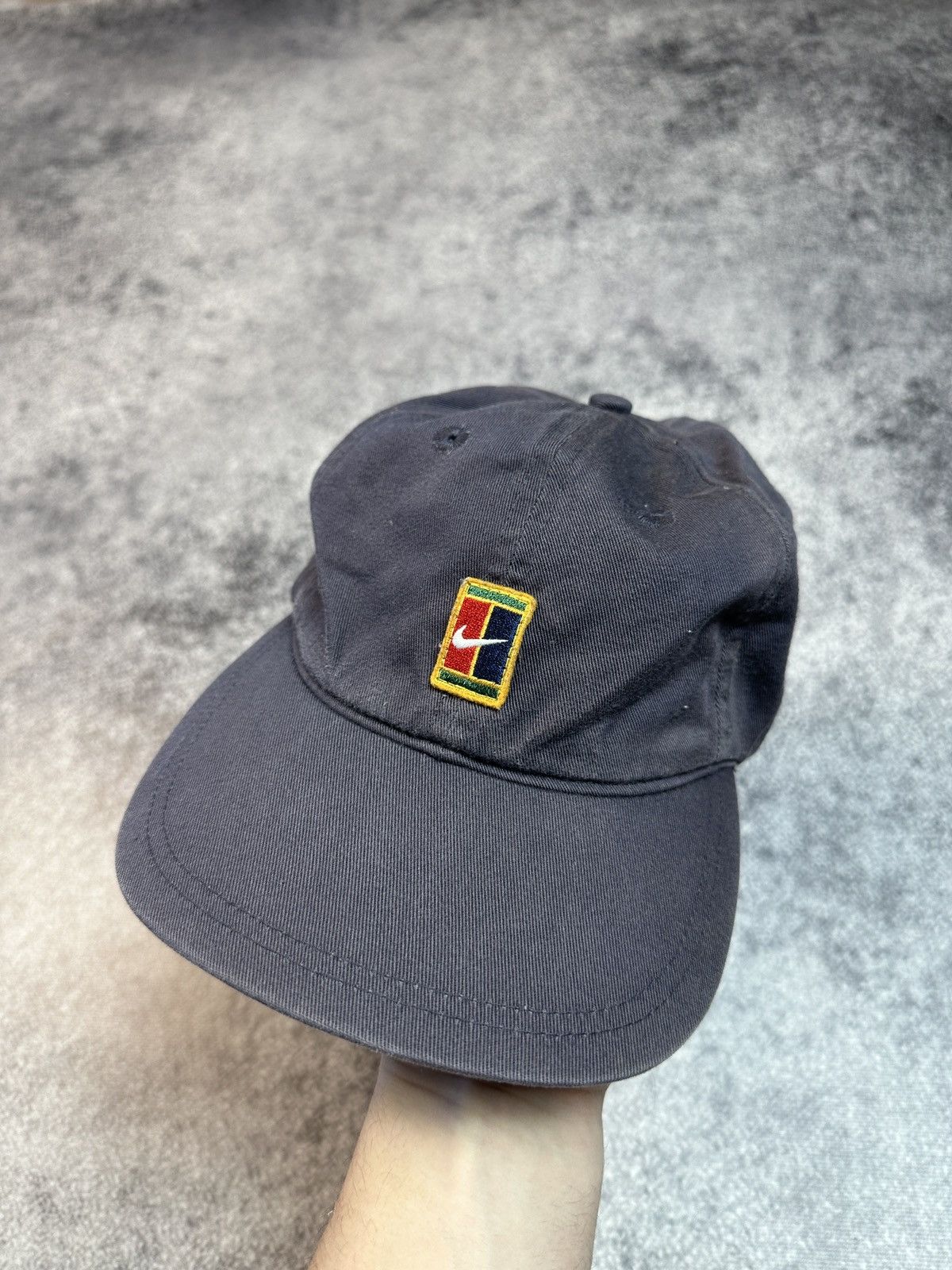 Y2K Vintage Nike Tennis Logo Cap Streetwear Rare Hat USA