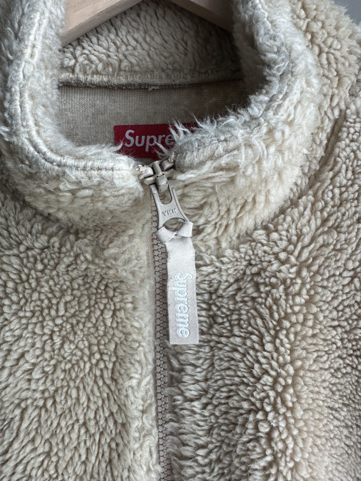 Supreme Star Fleece Beige Size US M / EU 48-50 / 2 - 4 Thumbnail