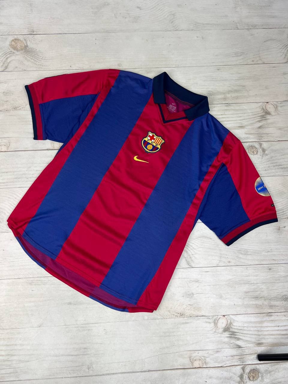 Nike Vintage Nike FC Barcelona 2000 2001 Home Shirt Soccer Jersey