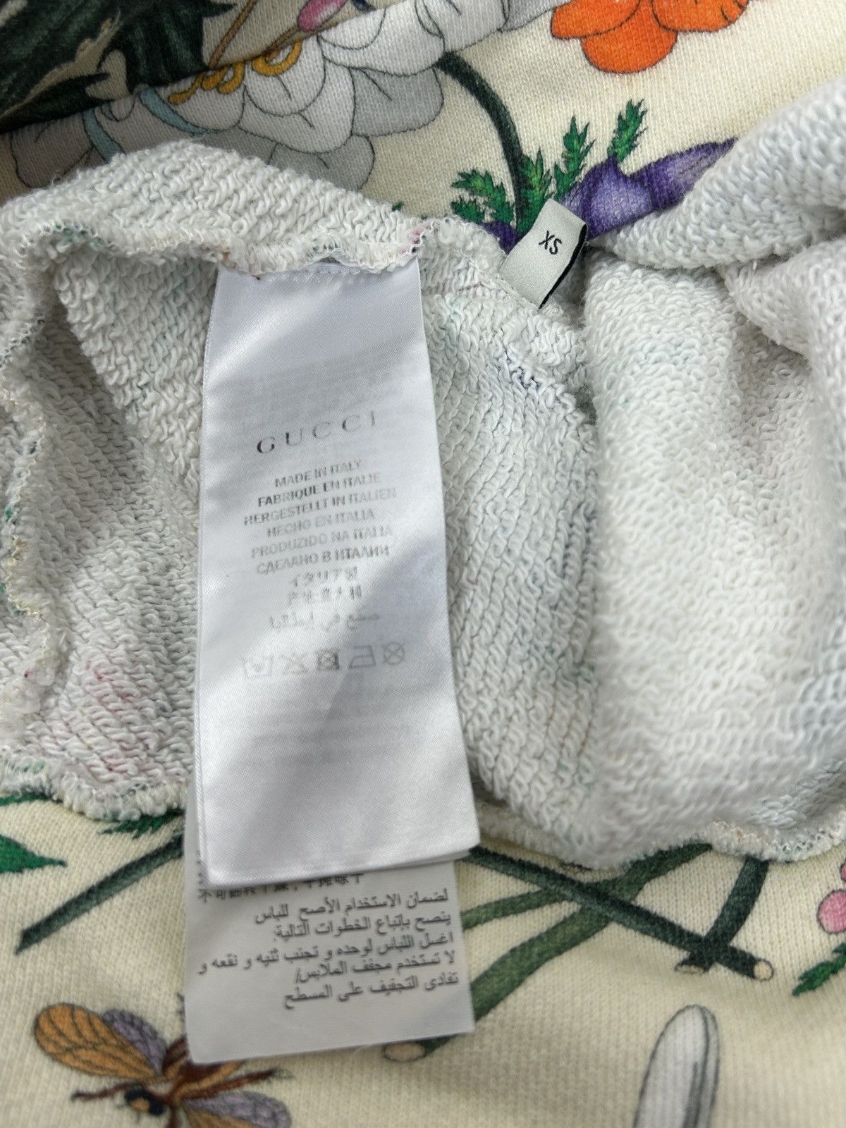 Gucci Gucci Floral Print Cotton Sweatshirt Crewneck XS Size XS / US 0-2 / IT 36-38 - 10 Thumbnail