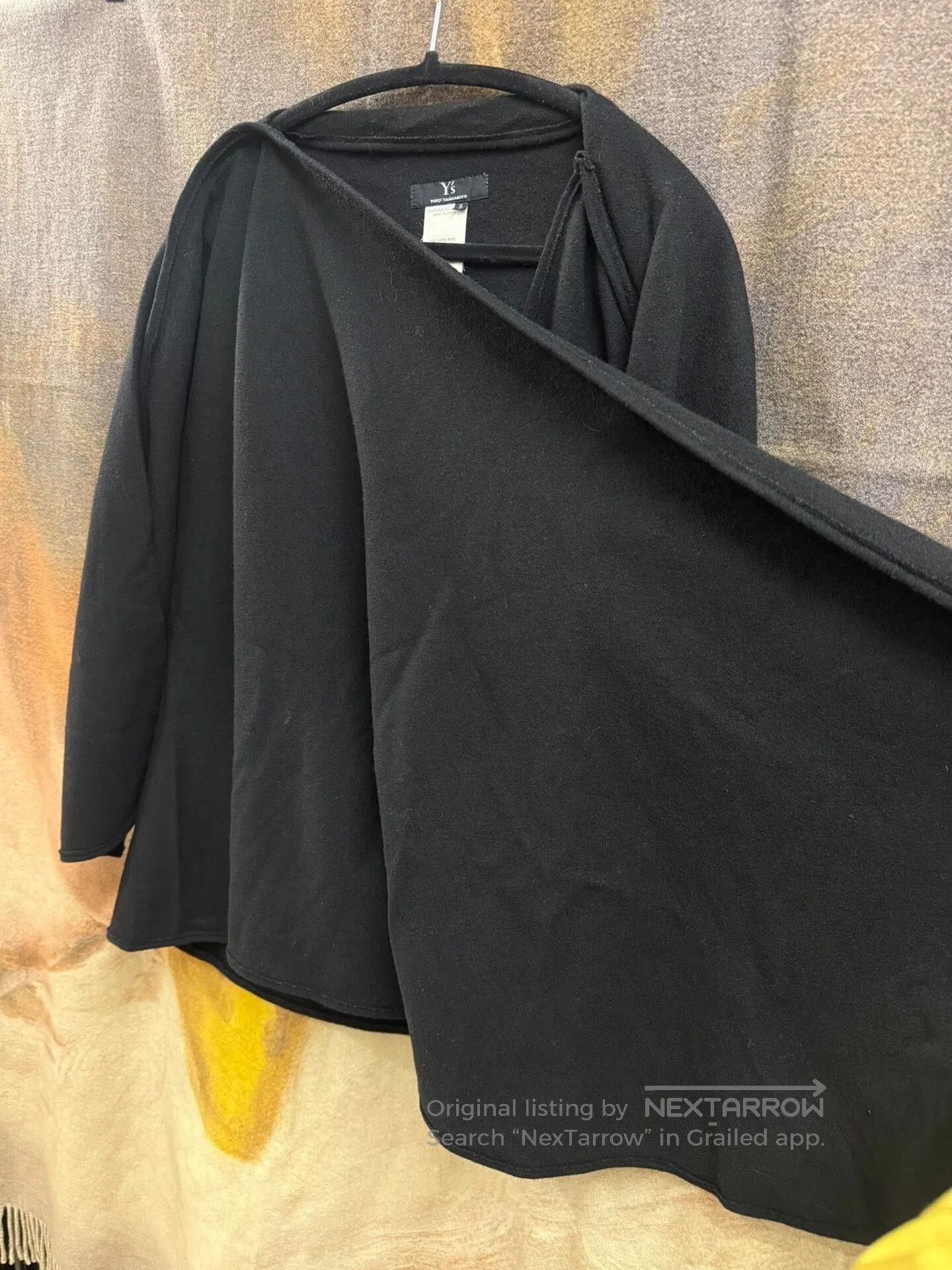 Yohji Yamamoto yohji yamamoto wool cape jacket unisex. Size US M / EU 48-50 / 2 - 4 Thumbnail