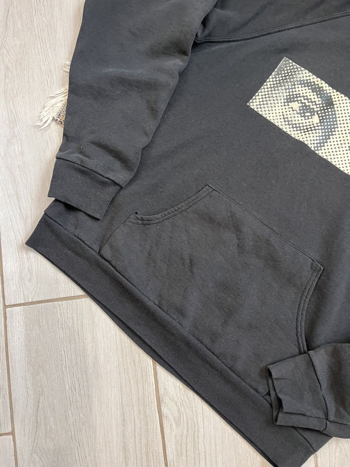 Vintage Vintage Eyes Logo Hoodie fade black distressed supreme style Size US L / EU 52-54 / 3 - 7 Thumbnail