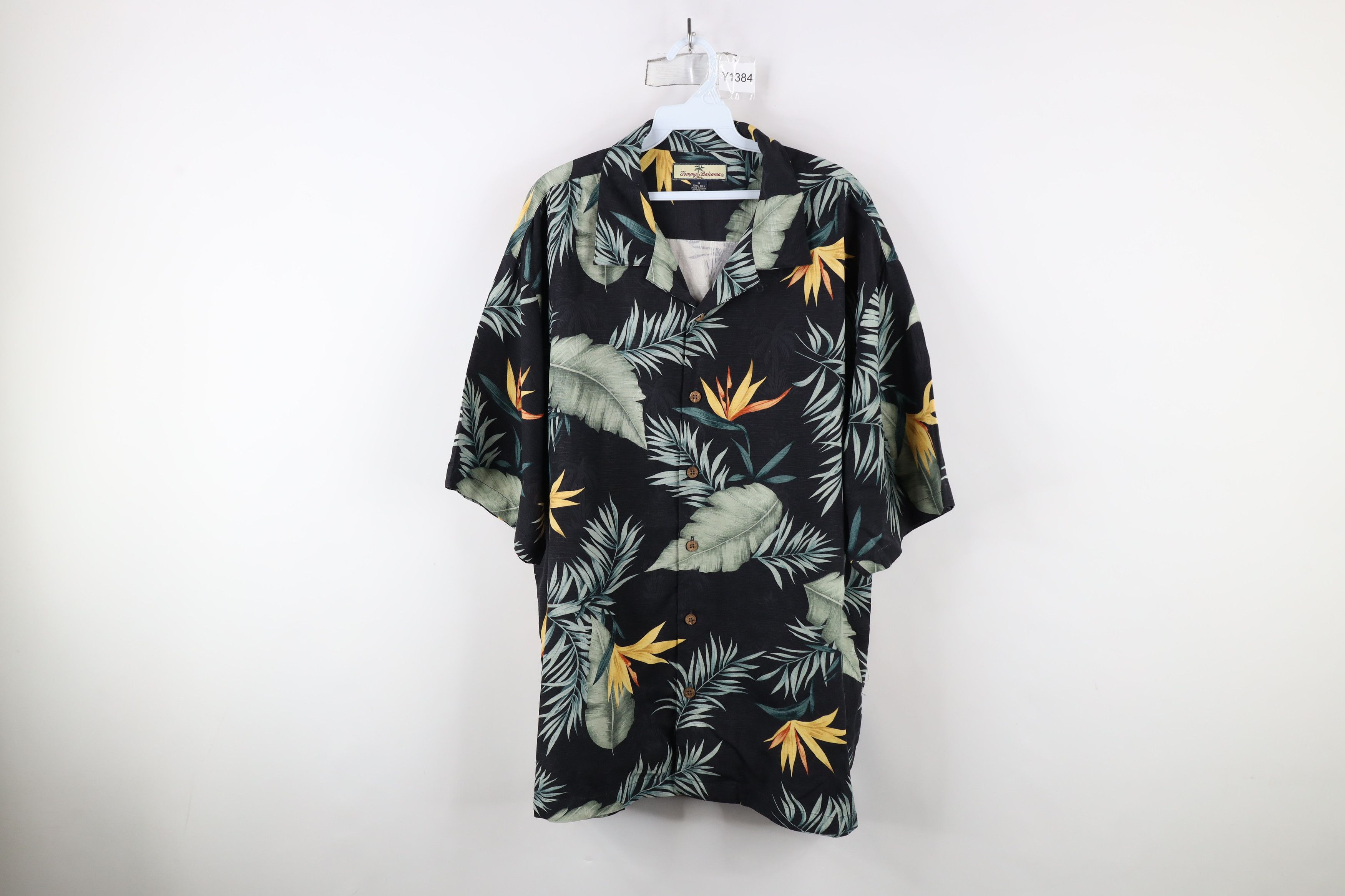 Tommy Bahama × Vintage Vintage 90s Tommy Bahama Looped Collar Hawaiian Button Shirt Size US XL / EU 56 / 4 - 1 Thumbnail