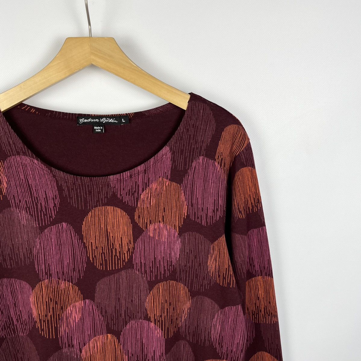 Gudrun Sjoden Ladies Gudrun Sjoden Geometric Pattern Long Sleeve Tunic Size L / US 10 / IT 46 - 2 Thumbnail