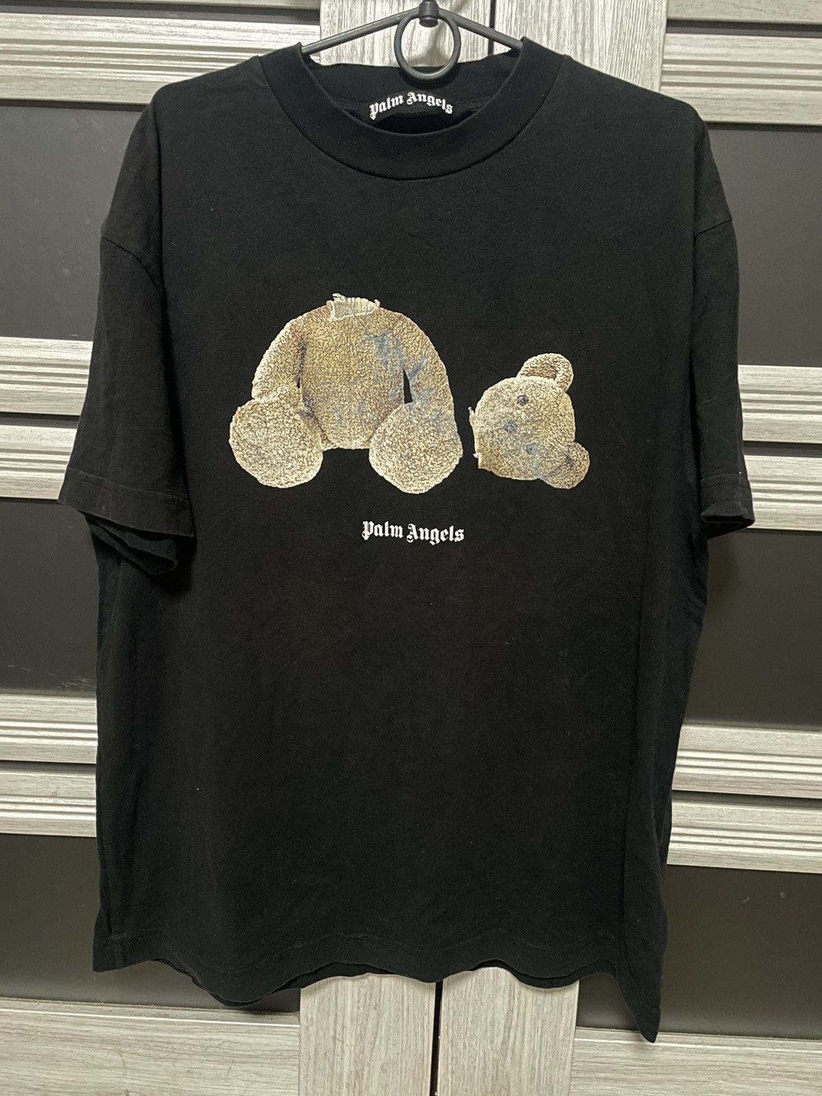 Palm Angels Palm Angels Teddy Bear T Shirt Big Logo Tee Size US XL / EU 56 / 4 - 1 Thumbnail