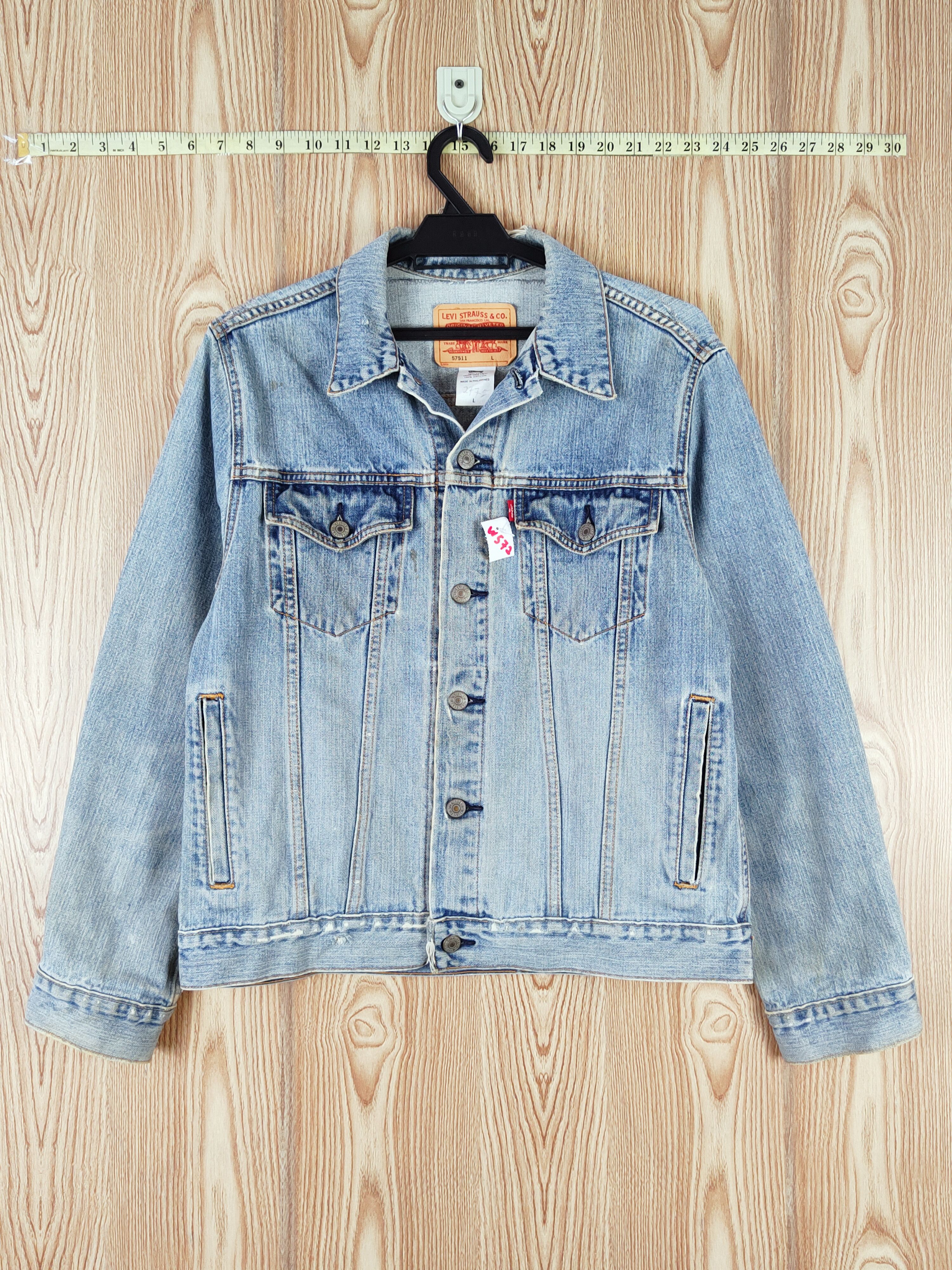 Levi's DL Levi's vintage faded Blue Denim Jackets #W572 Size L / US 10 / IT 46 - 1 Thumbnail