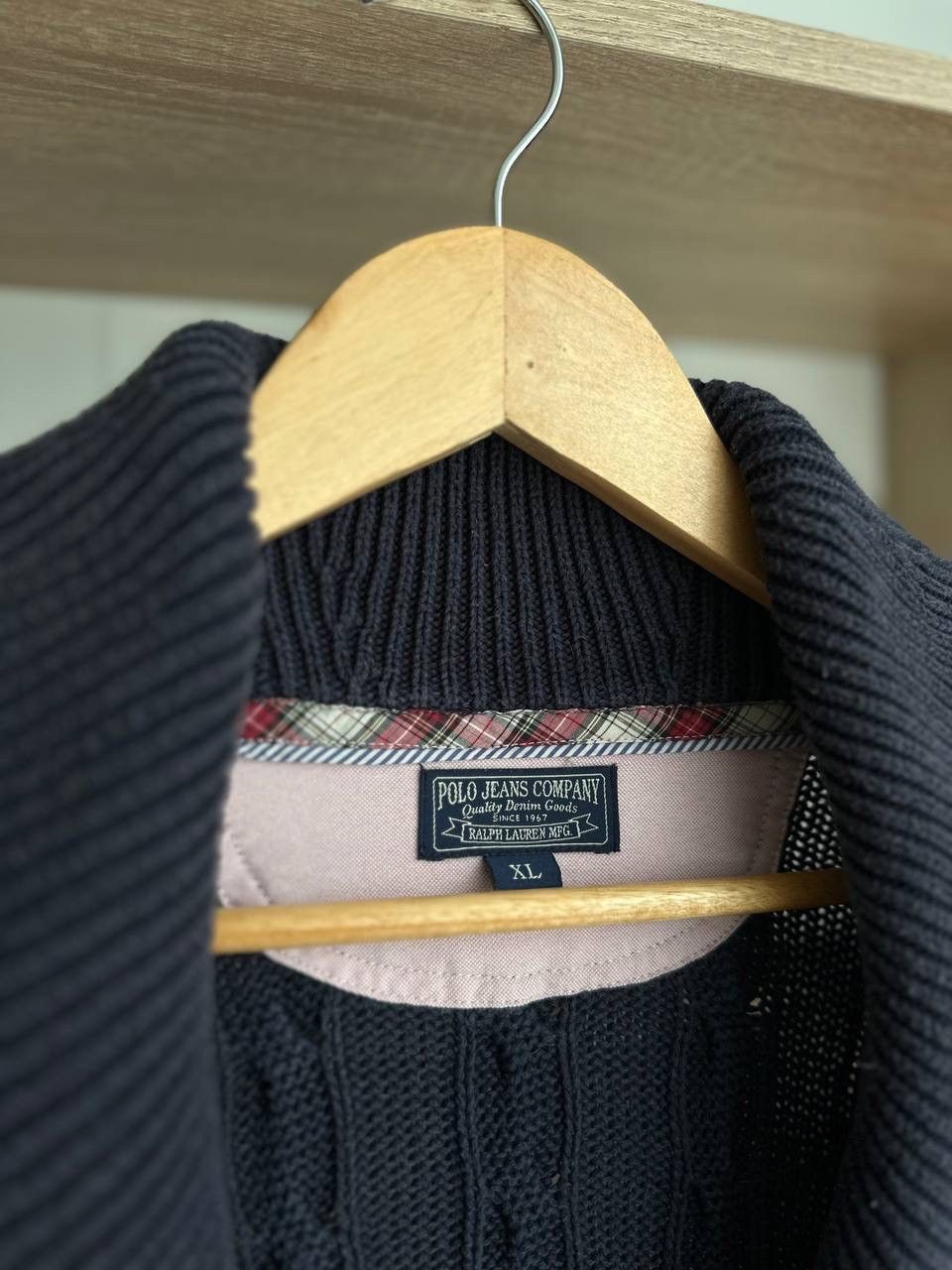 Polo Ralph Lauren × Vintage Vintage Polo Ralph Lauren Cardigan Knit Blue PRL Sweater Size US XL / EU 56 / 4 - 9 Thumbnail
