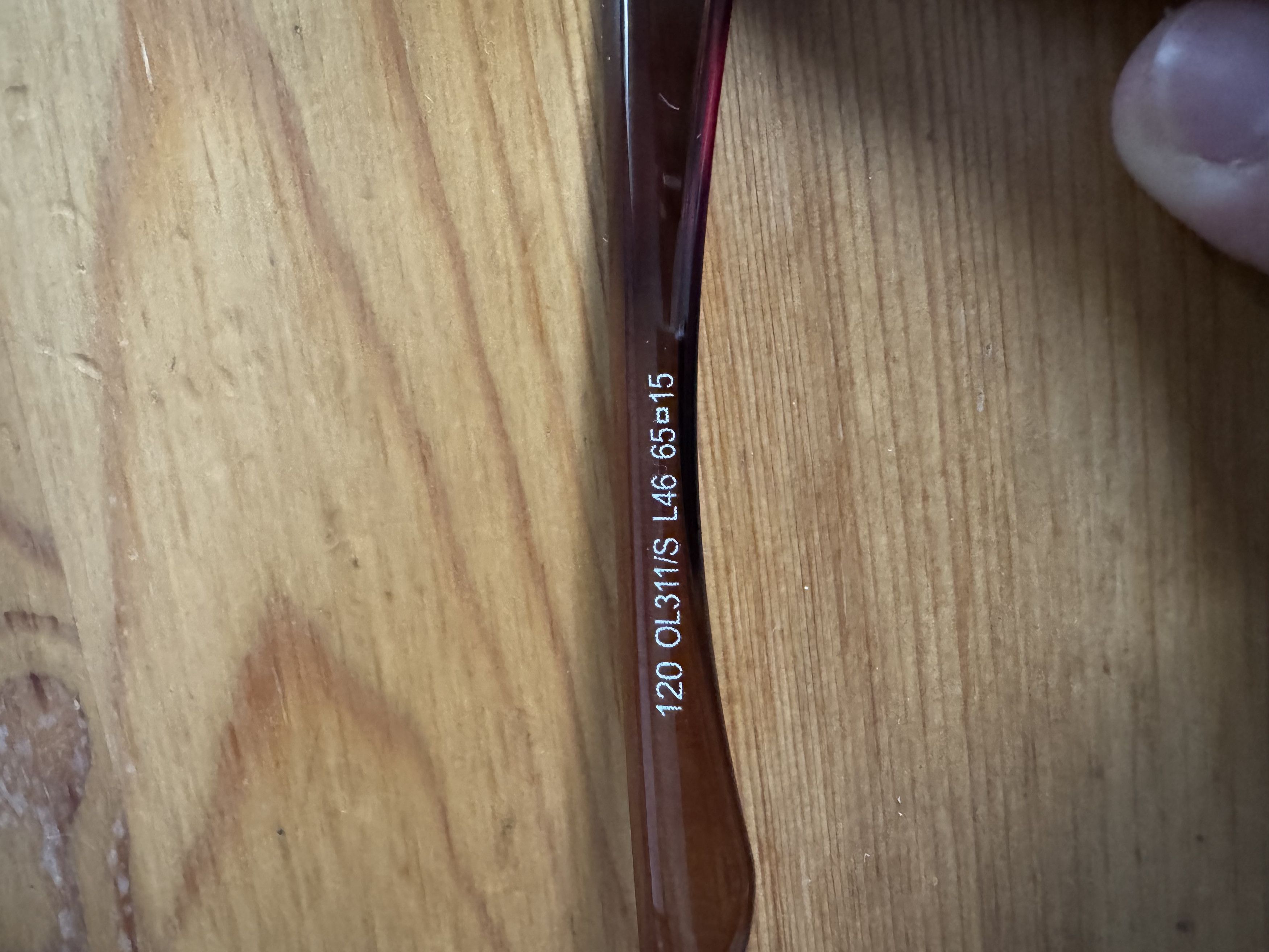 Valentino Oliver by Valentino 90's Transparent Brown Flat Sunglasses Size ONE SIZE - 5 Thumbnail