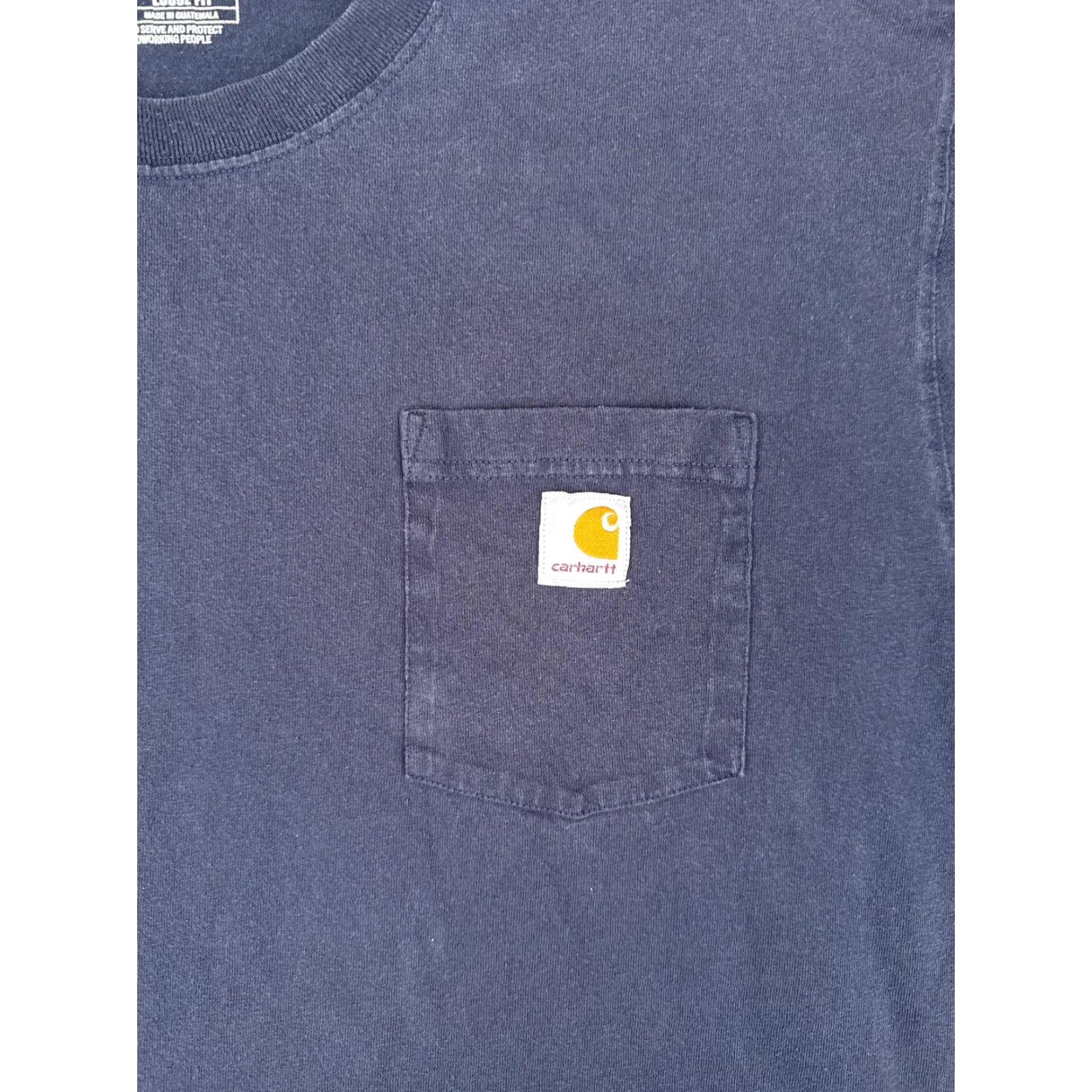 Carhartt Carhartt Shirt Mens 2XL Blue Short Sleeve Crew Pocket Cotton Workwear T-Shirt Mens Size US XXL / EU 58 / 5 - 6 Thumbnail