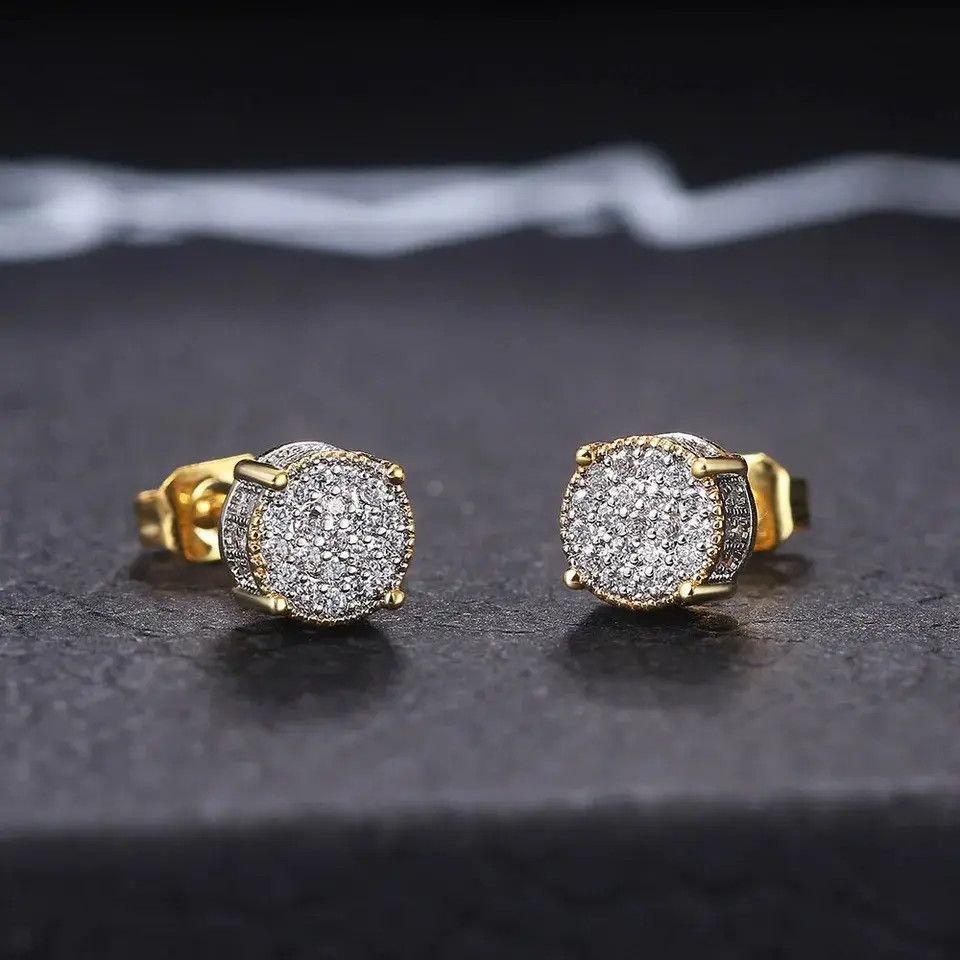 Jewelry Hip Hop Stud Earring Size ONE SIZE - 1 Thumbnail