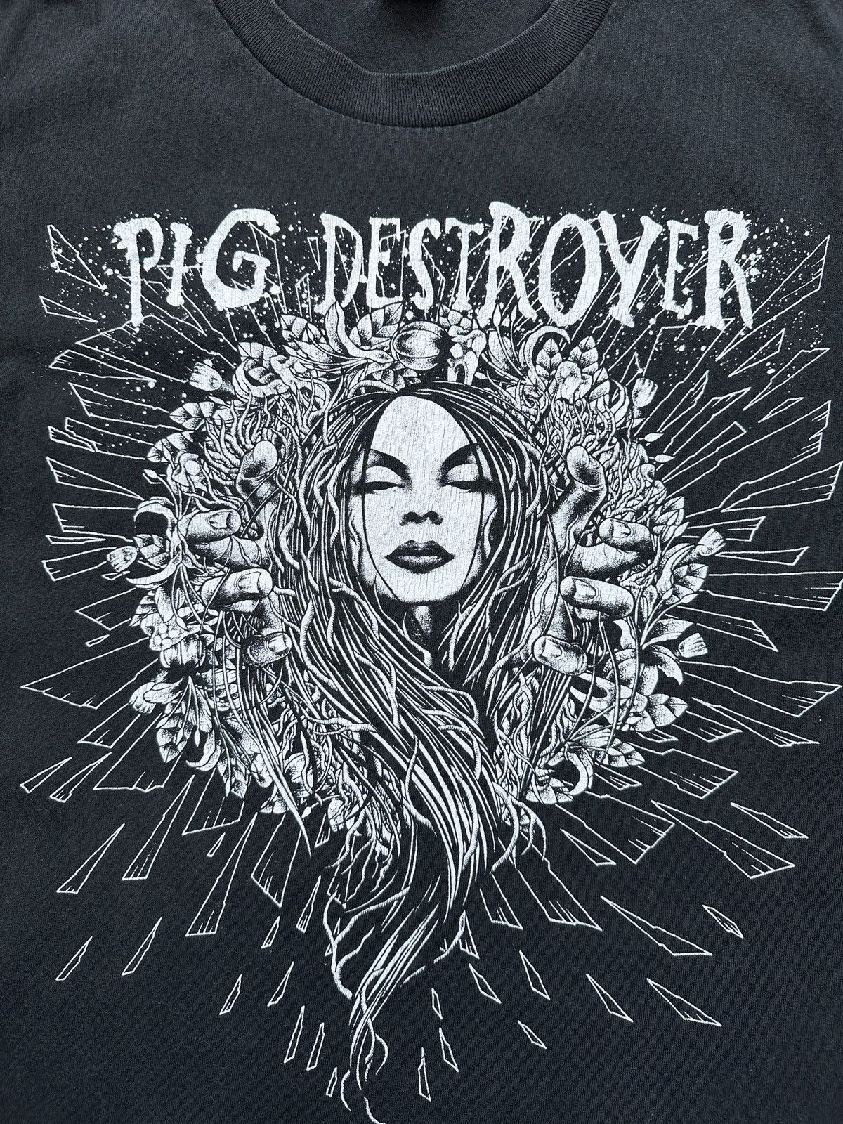 Band Tees Pig Destroyer T-Shirt Band Tees Faded Black Size US L / EU 52-54 / 3 - 5 Thumbnail