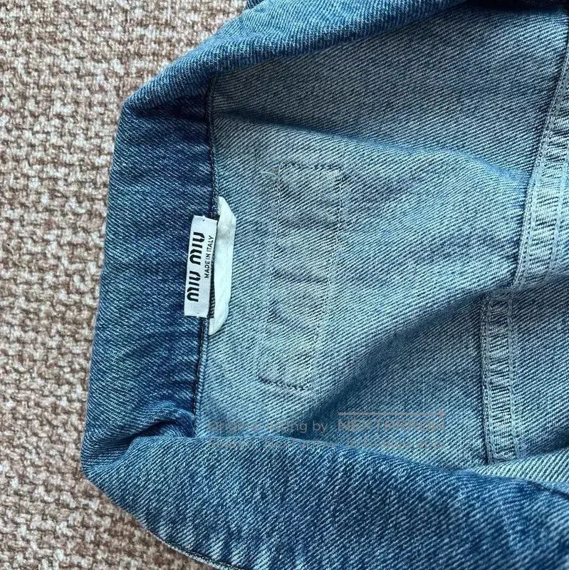 Miu Miu Miu Miu Blue Cotton Ladies Jacket . Size M / US 6-8 / IT 42-44 - 4 Thumbnail