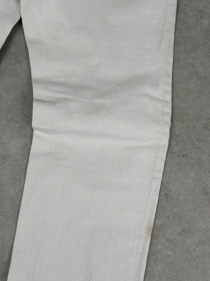 Just Cavalli 2010s Cavalli White Distressed Denim Jeans Size US 32 / EU 48 - 11 Thumbnail