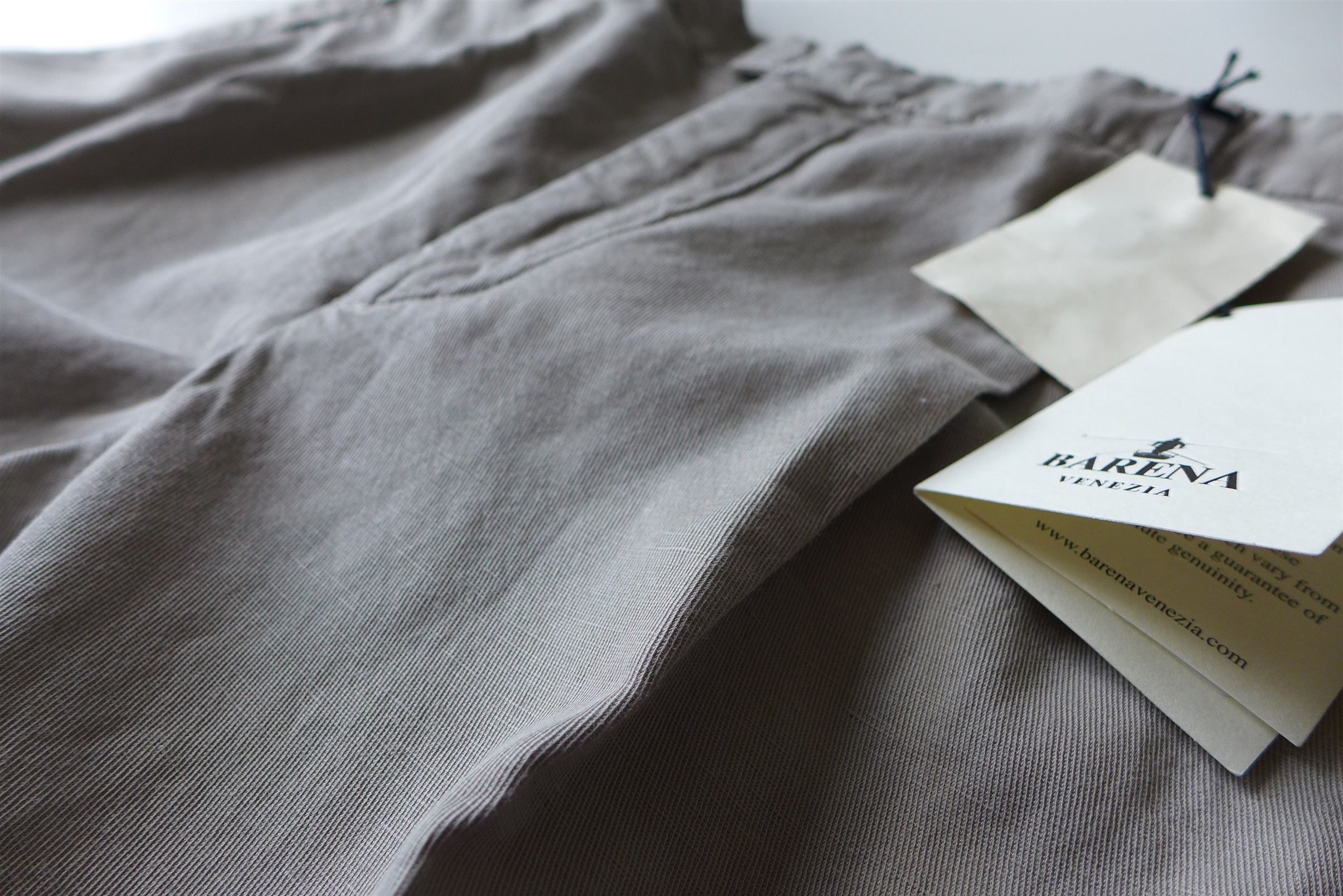 Barena Barena Masco Vignola Trousers -- Perla Cotton-Linen Size US 36 / EU 52 - 11 Thumbnail