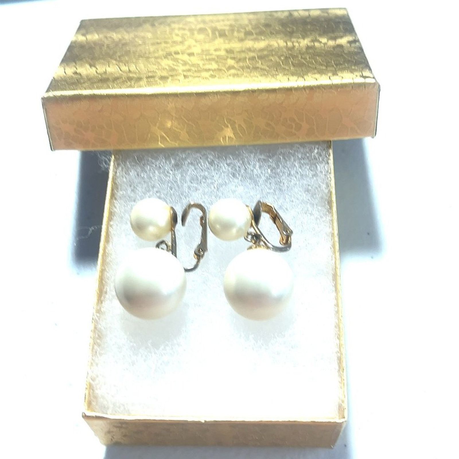 & Other Stories Vintage - Signed - Marvella - Faux Pearl Clip Earrings Size ONE SIZE - 5 Thumbnail
