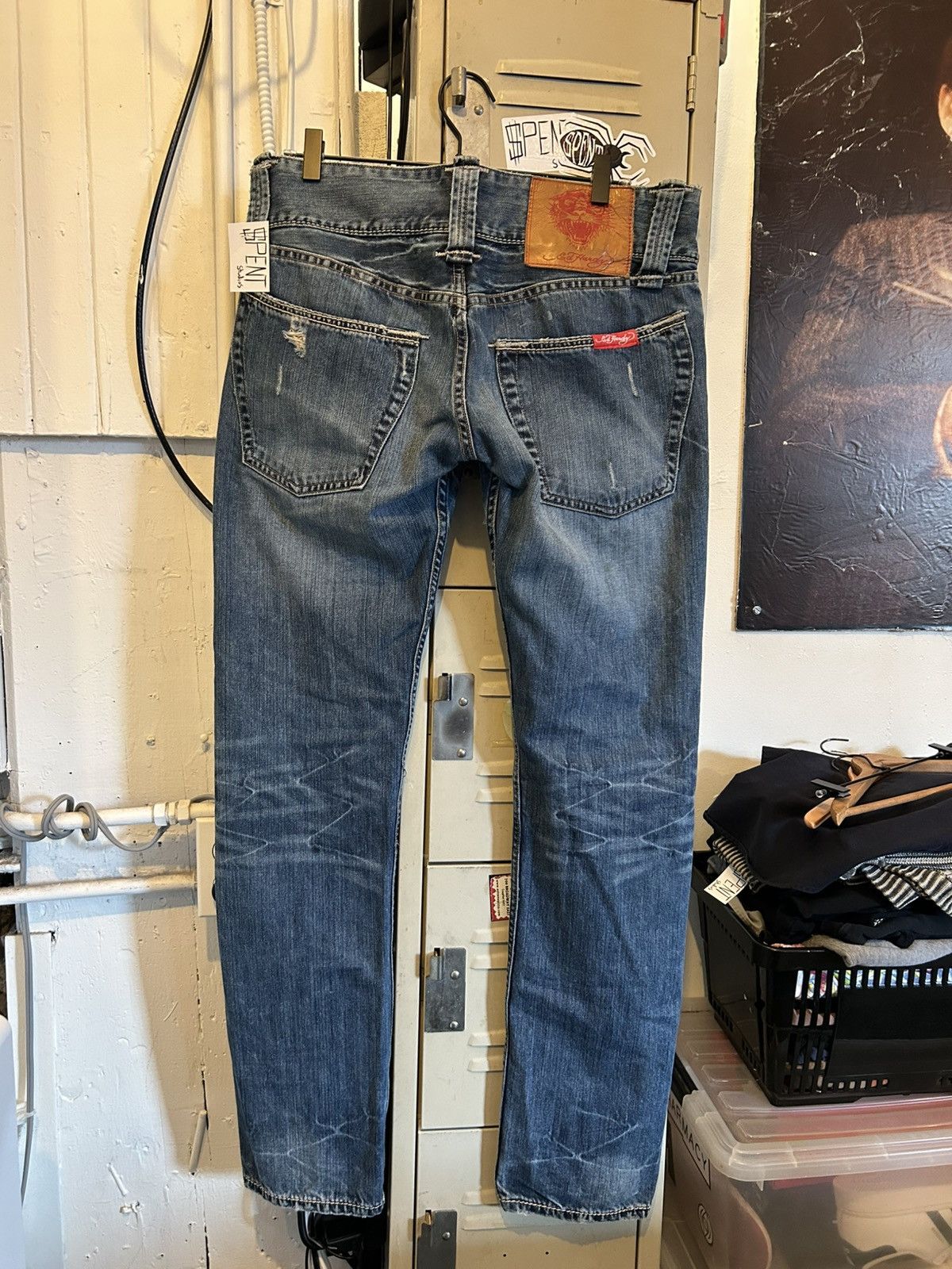 Ed Hardy Y2K Ed Hardy Embroidered jeans Size US 32 / EU 48 - 4 Thumbnail