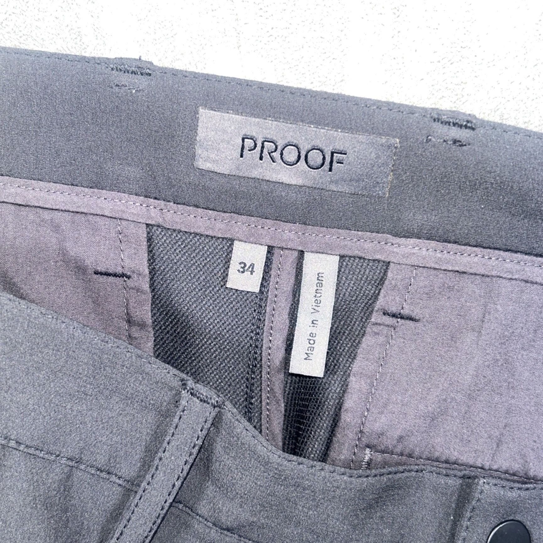 Vintage Proof Mens Shorts 34 Dark Gray Nomad Chino Flat Front Casual Travel Workwear Shorts Size US 34 / EU 50 - 7 Thumbnail