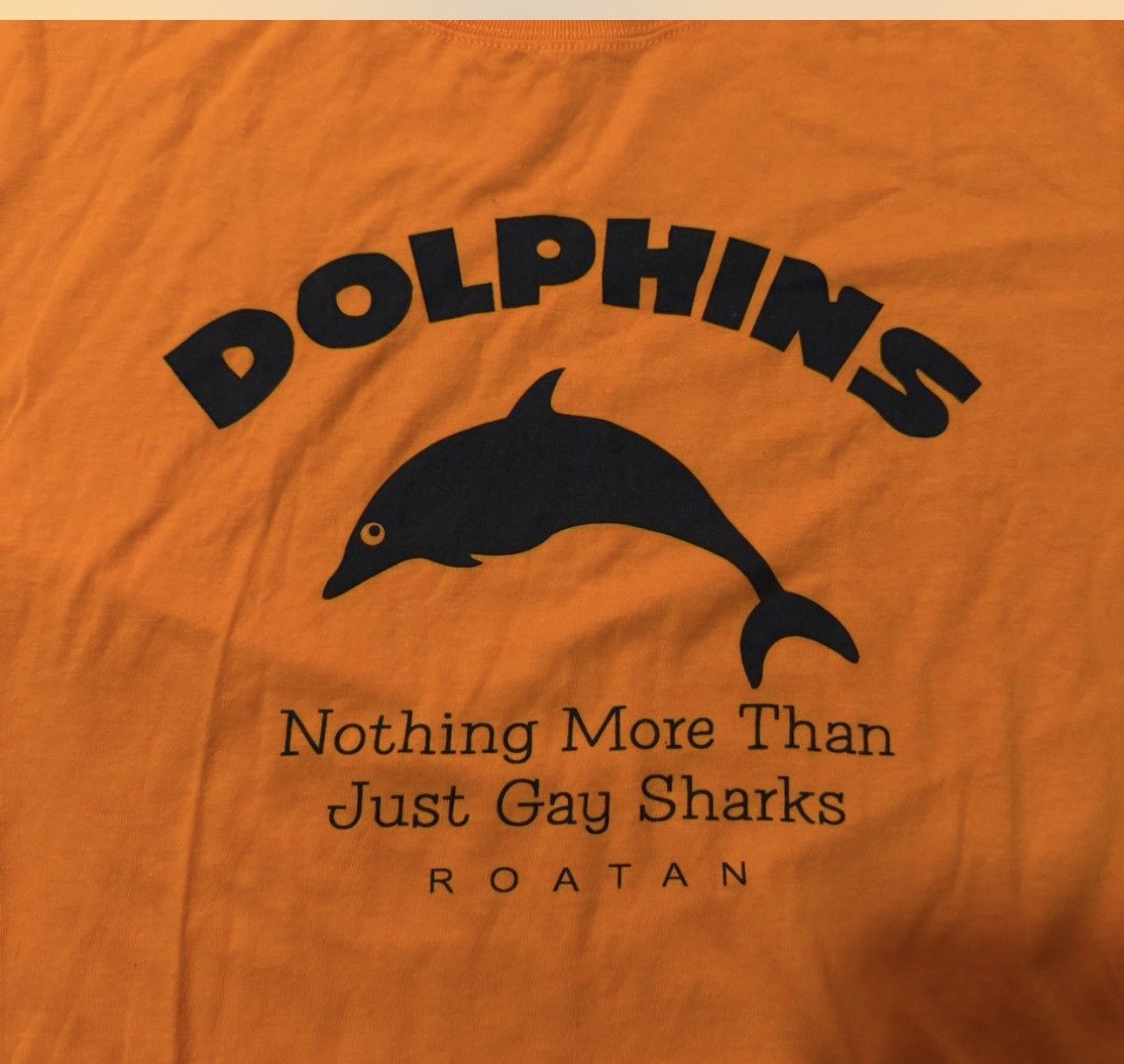 Vintage Vintage Roatan Dolphin Gay Shark Shirt Large Funny Y2K Size US L / EU 52-54 / 3 - 2 Thumbnail