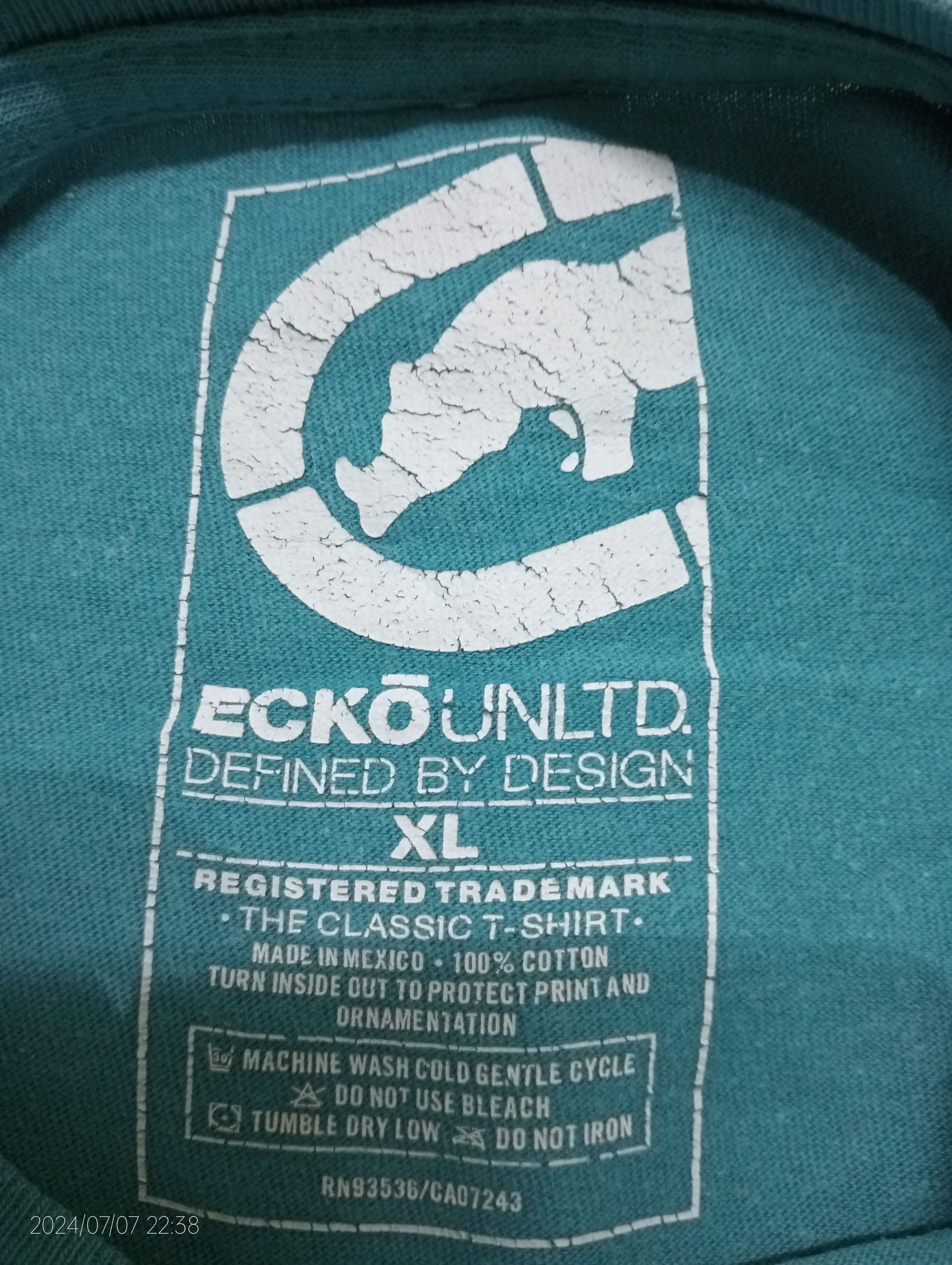 Ecko Unltd. Ecko Unltd Rhyno Graphic Tee Very Rare Size US XL / EU 56 / 4 - 2 Thumbnail