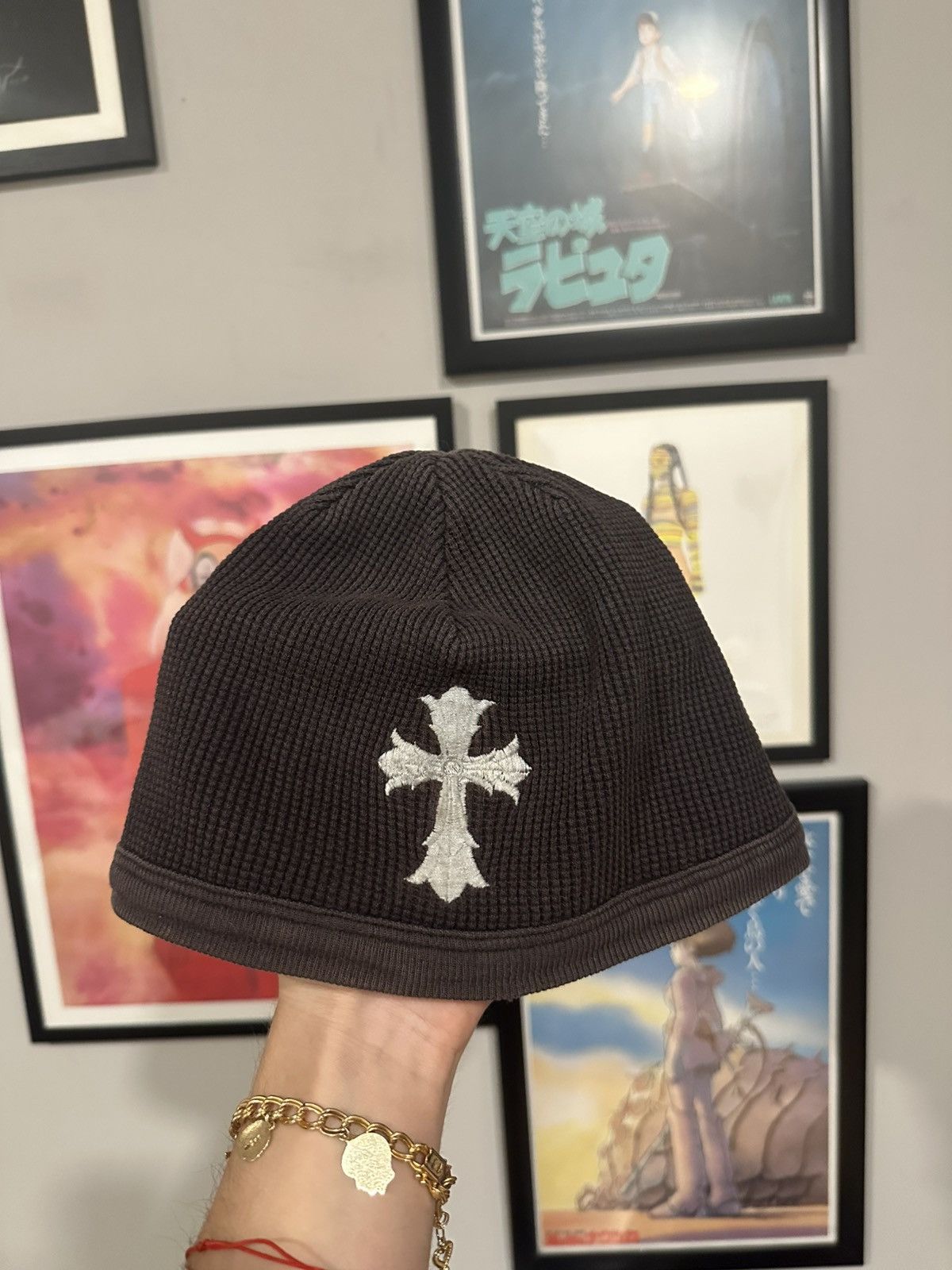 Chrome Hearts Chrome Hearts Cross Thermal Skully Size ONE SIZE - 1 Thumbnail