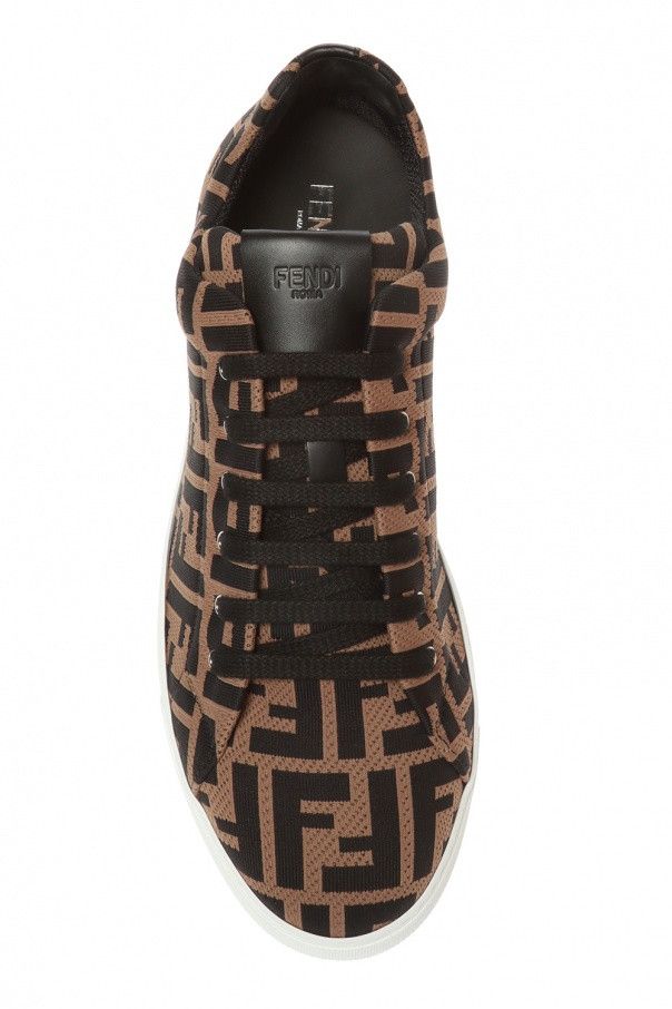Fendi os11x0824 Motif Sneakers in Brown/Black Size US 7 / EU 40 - 5 Thumbnail