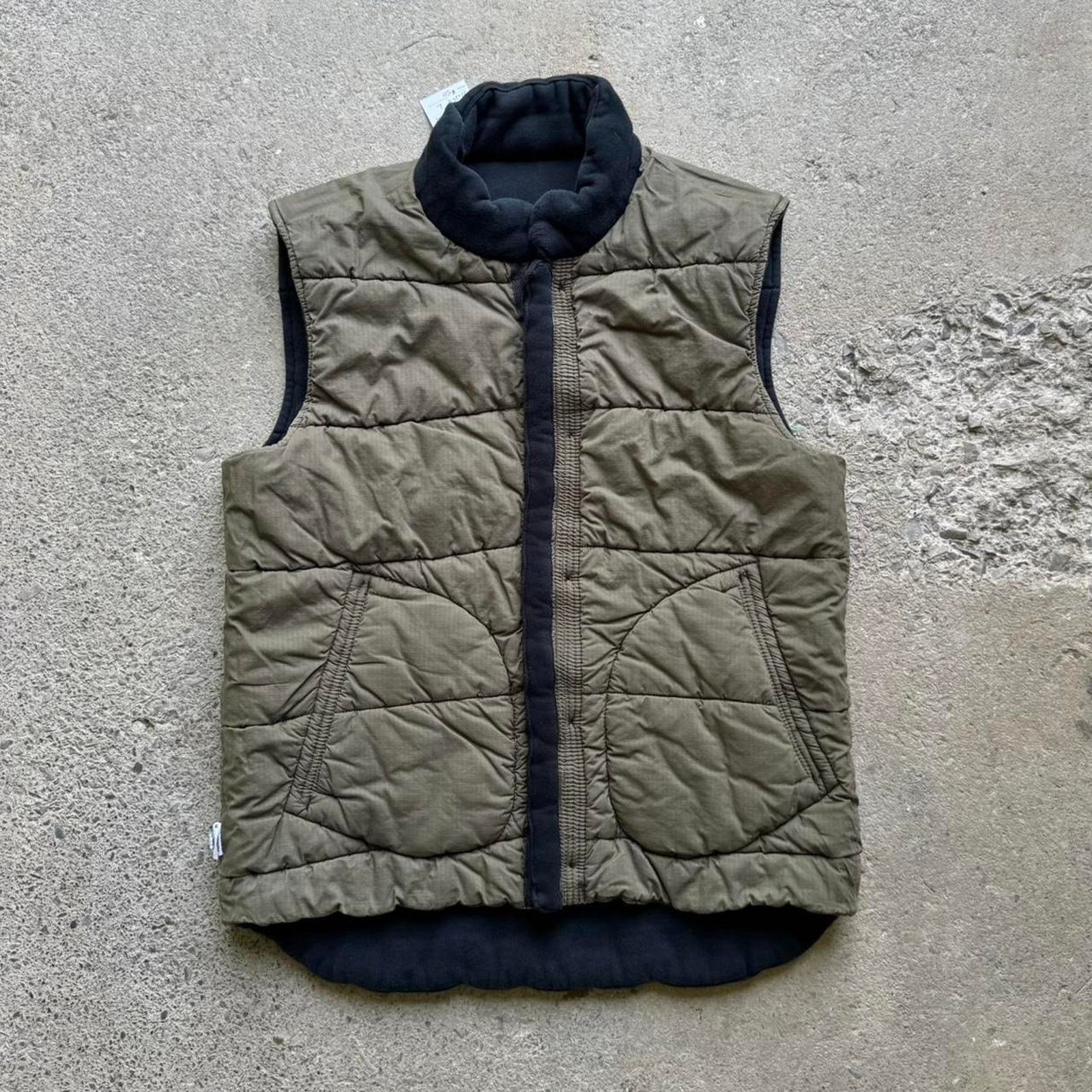 Polo Ralph Lauren 90s Black Polo by Ralph Lauren Cotton Puffer Vest Size US S / EU 44-46 / 1 - 8 Thumbnail