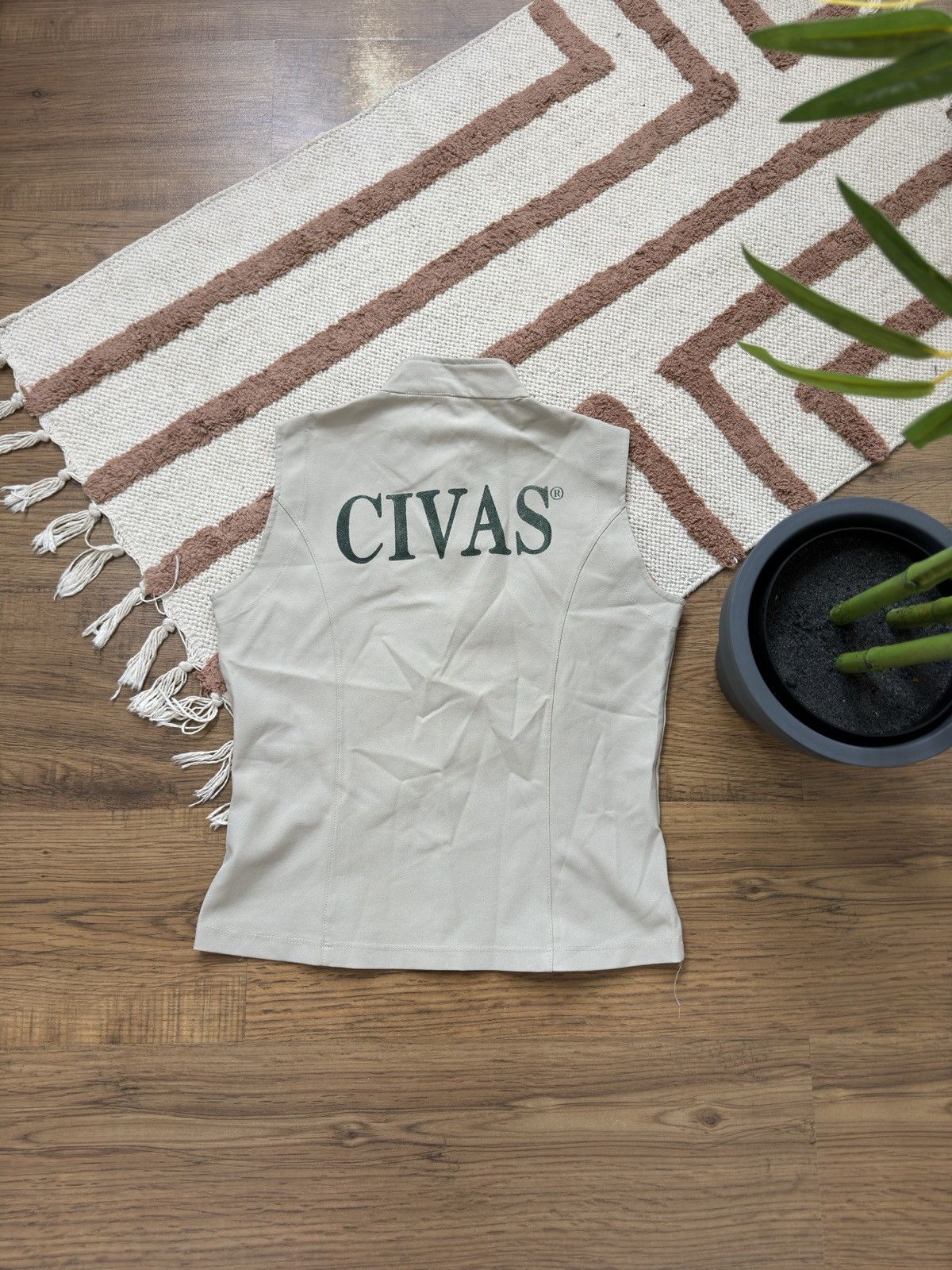 Vintage CIVAS MADE IN ITALY RIRI ZIP TANK TOP Size M / US 6-8 / IT 42-44 - 5 Thumbnail