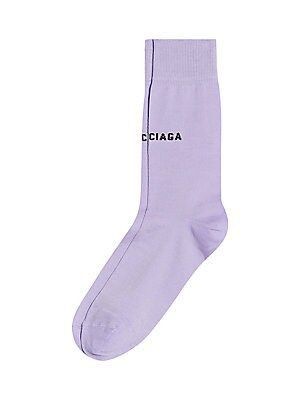 Balenciaga o1mt1gz1124 Size: OS / Socks in Lilac Size ONE SIZE - 2 Thumbnail