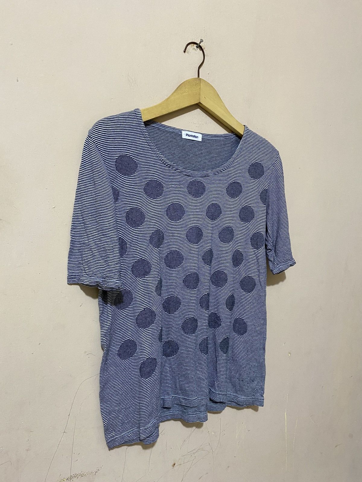 Issey Miyake Issey Miyake Plantation Polkadot Tshirt Size M / US 6-8 / IT 42-44 - 2 Thumbnail